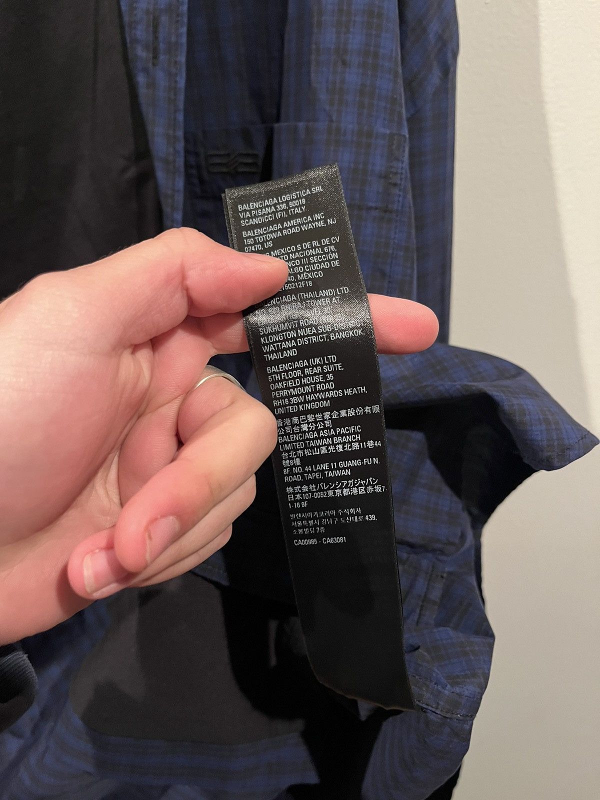 Balenciaga Trompe Loeil Double Layered Shirt
