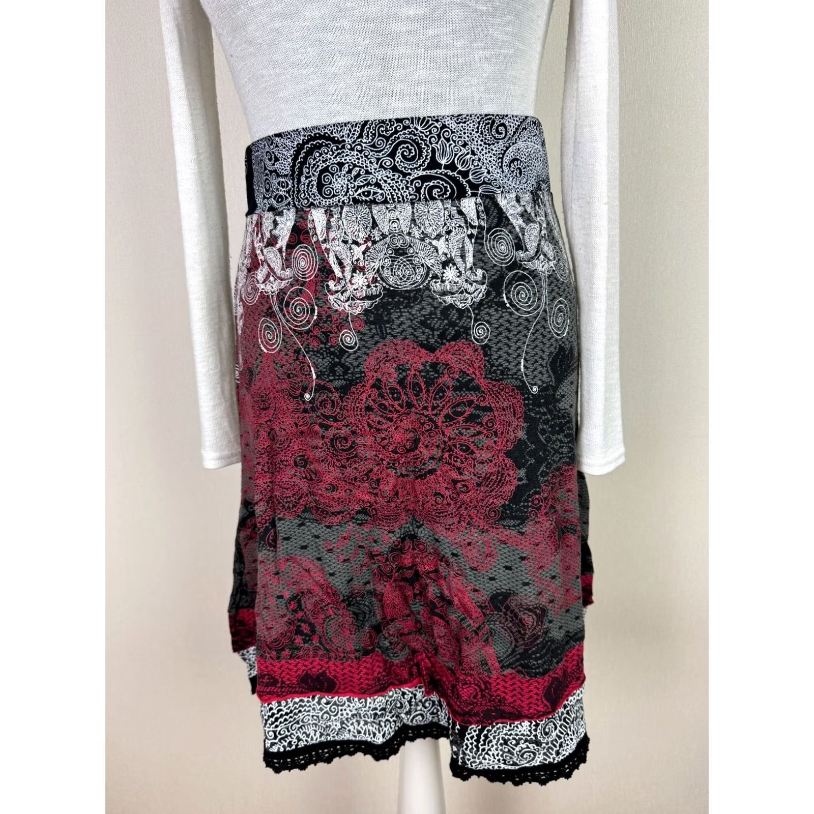 Desigual Desigual womens skirt Multicoloured Size S Size 28" / US 6 / IT 42 - 2 Thumbnail