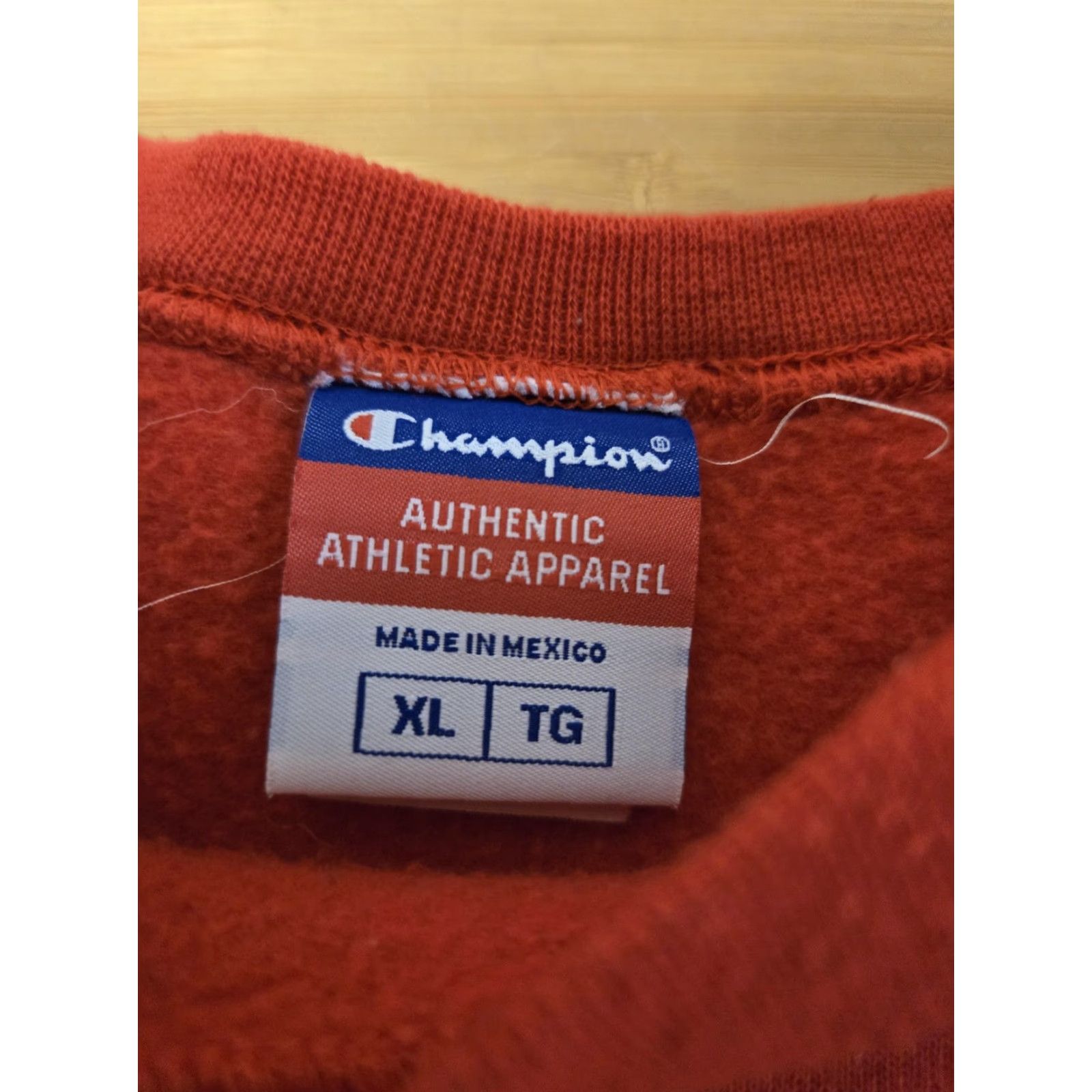 Champion Champion Sweatshirt Mens XL Red Crewneck Pullover Fleece Embroidered Logo Size US XL / EU 56 / 4 - 4 Thumbnail