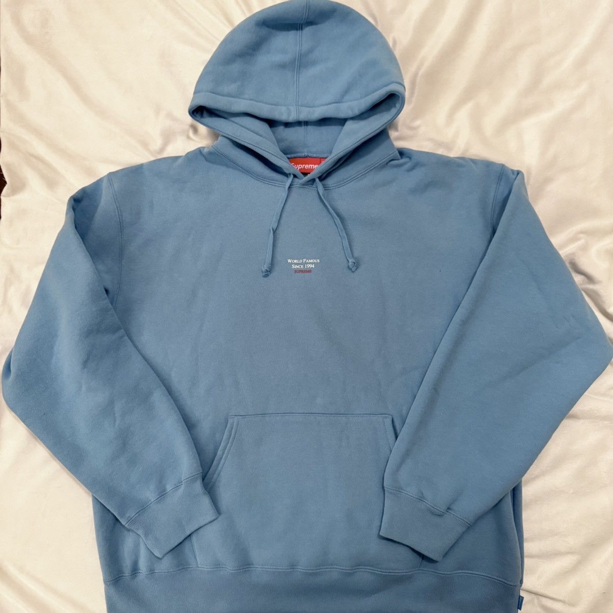 Supreme Supreme World Famous Micro Hooded Sweatshirt Size US XL / EU 56 / 4 - 4 Thumbnail