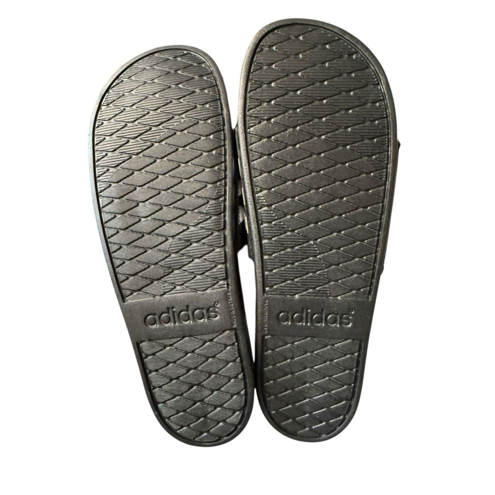 Adidas Adidas NEW Adilette Black & White Comfort Slides Sandals Size US 12 / EU 45 - 6 Thumbnail