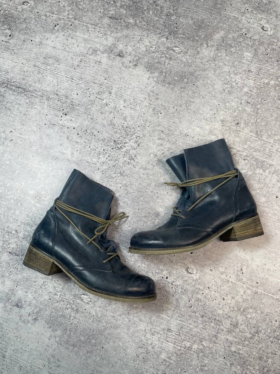 A.S.98 Vintage AS98 Airstep Guidi Style Ankle Lace Boots Y2K Size US 9 / IT 39 - 2 Thumbnail