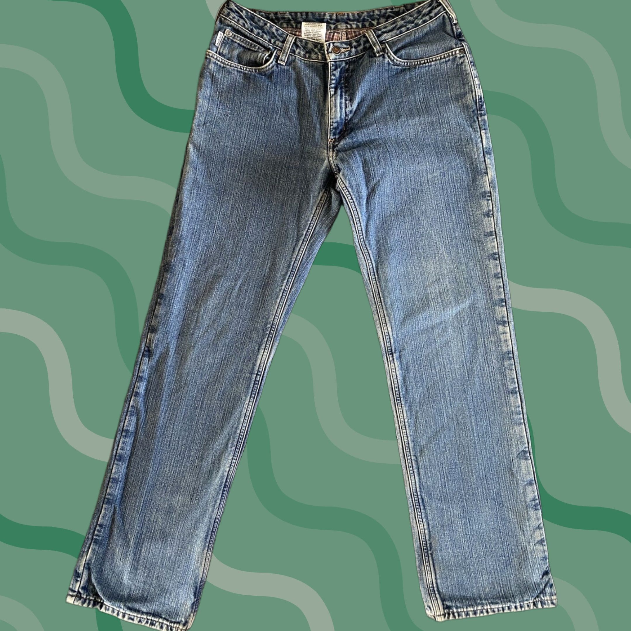 Carhartt VINTAGE Carhartt Women’s Pants 8x34 Flannel Lined WB022 ADT Jeans Blue Regular Women Grunge Hipster USA 8x34 Pants Size 30" / US 8 / IT 44 - 1 Thumbnail