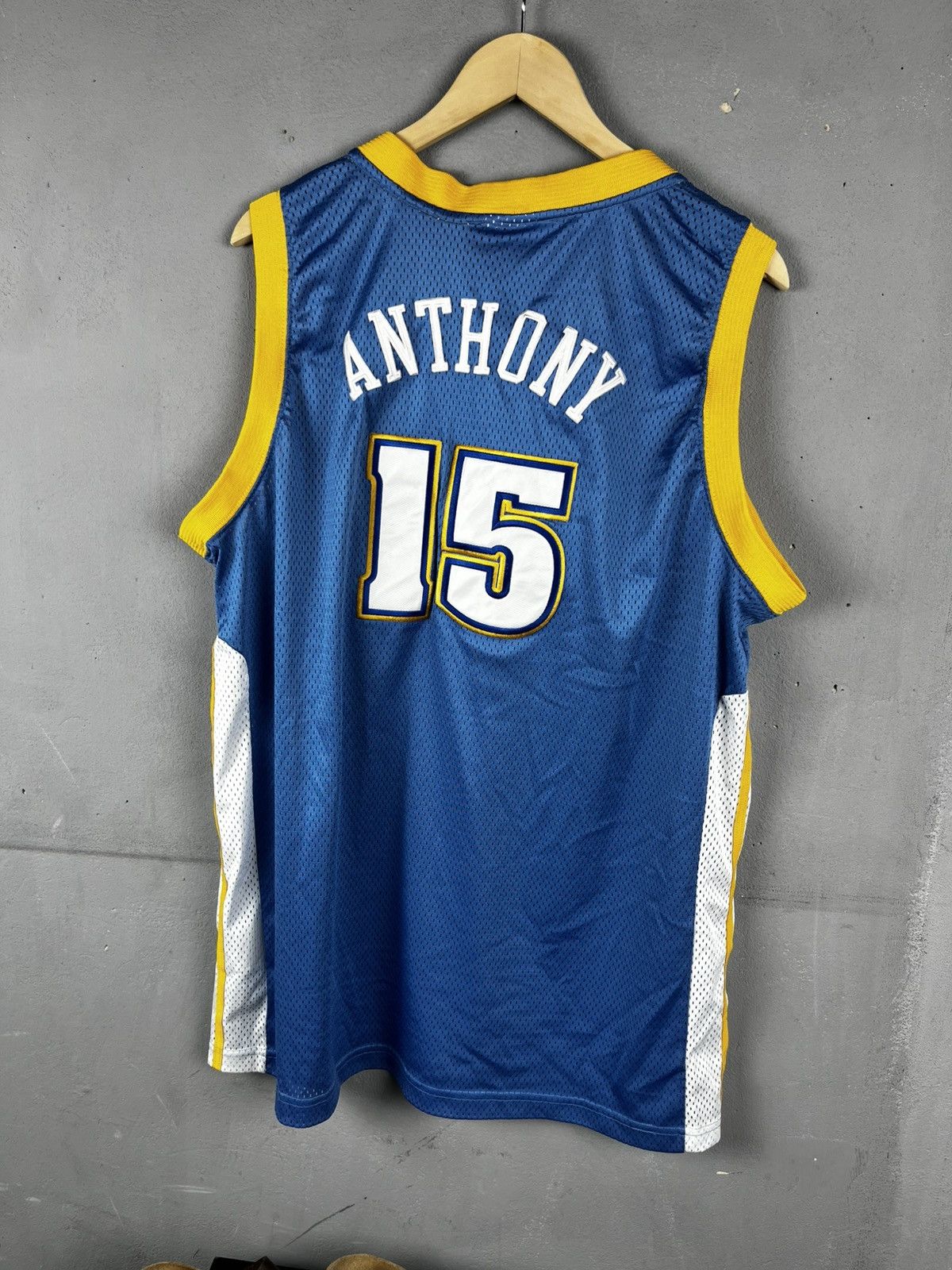 NBA Champion Vintage 90s Denver Nuggets #15 Carmelo Anthony Size US XXL / EU 58 / 5 - 8 Thumbnail