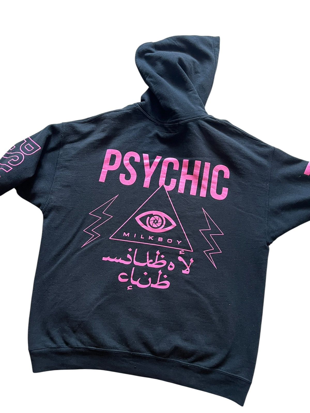 Japanese Brand 2000s Milkboy ‘Psychic” Sunfaded Pullover Hoodie Size US L / EU 52-54 / 3 - 6 Thumbnail