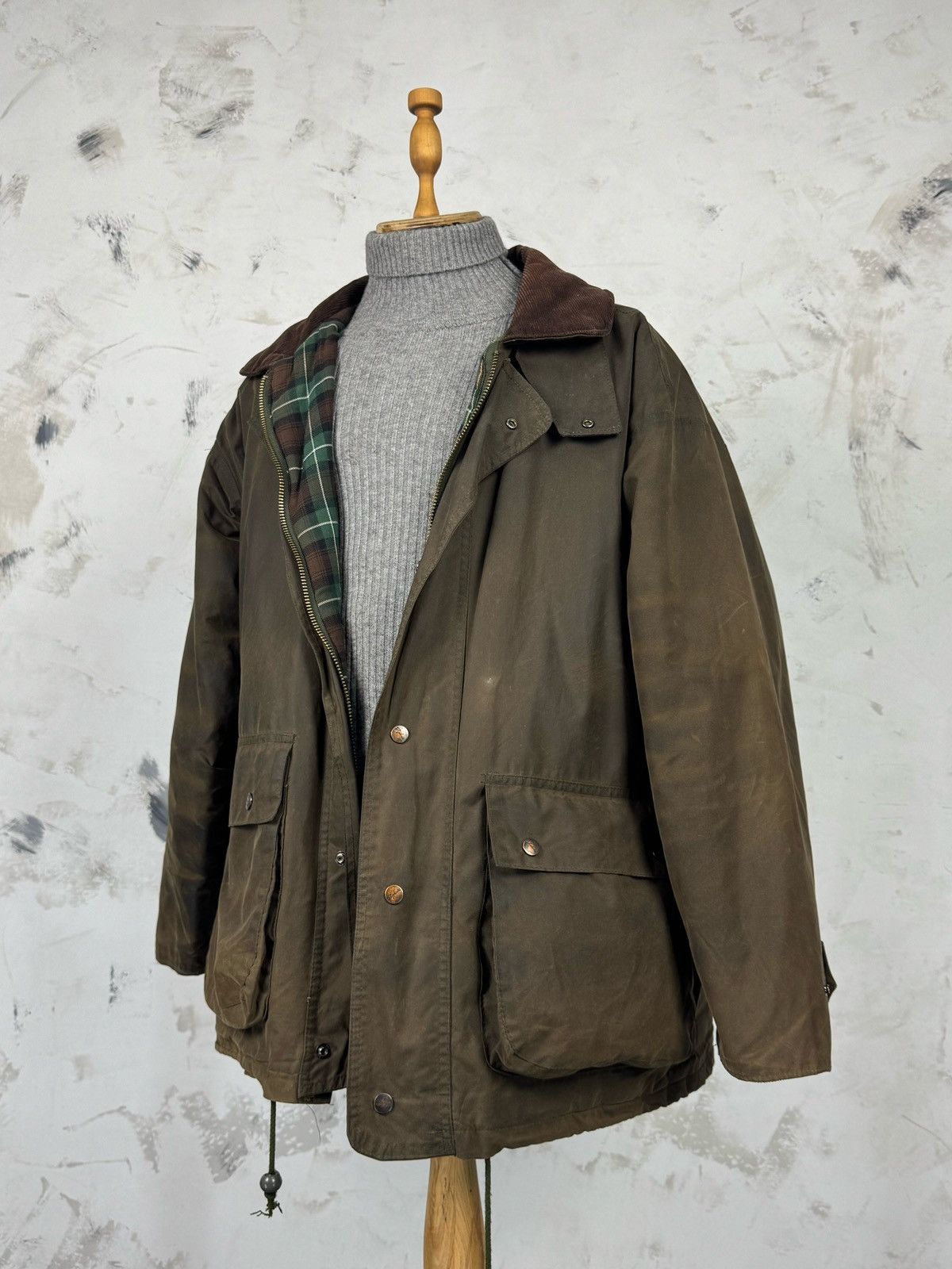 Vintage Vintage Rydale Country Clothing Waxed Jacket Size M - L Size US M / EU 48-50 / 2 - 1 Thumbnail