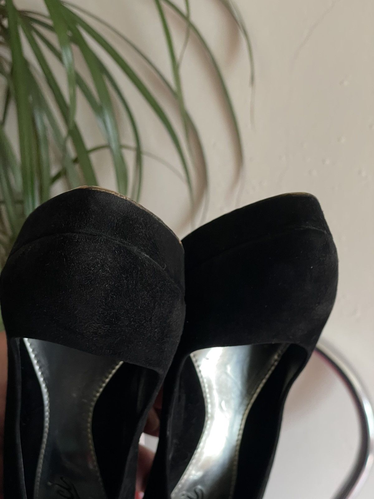 Gucci × Vintage Gucci vintage suede leather heels shoes Size US 8.5 / IT 38.5 - 8 Thumbnail