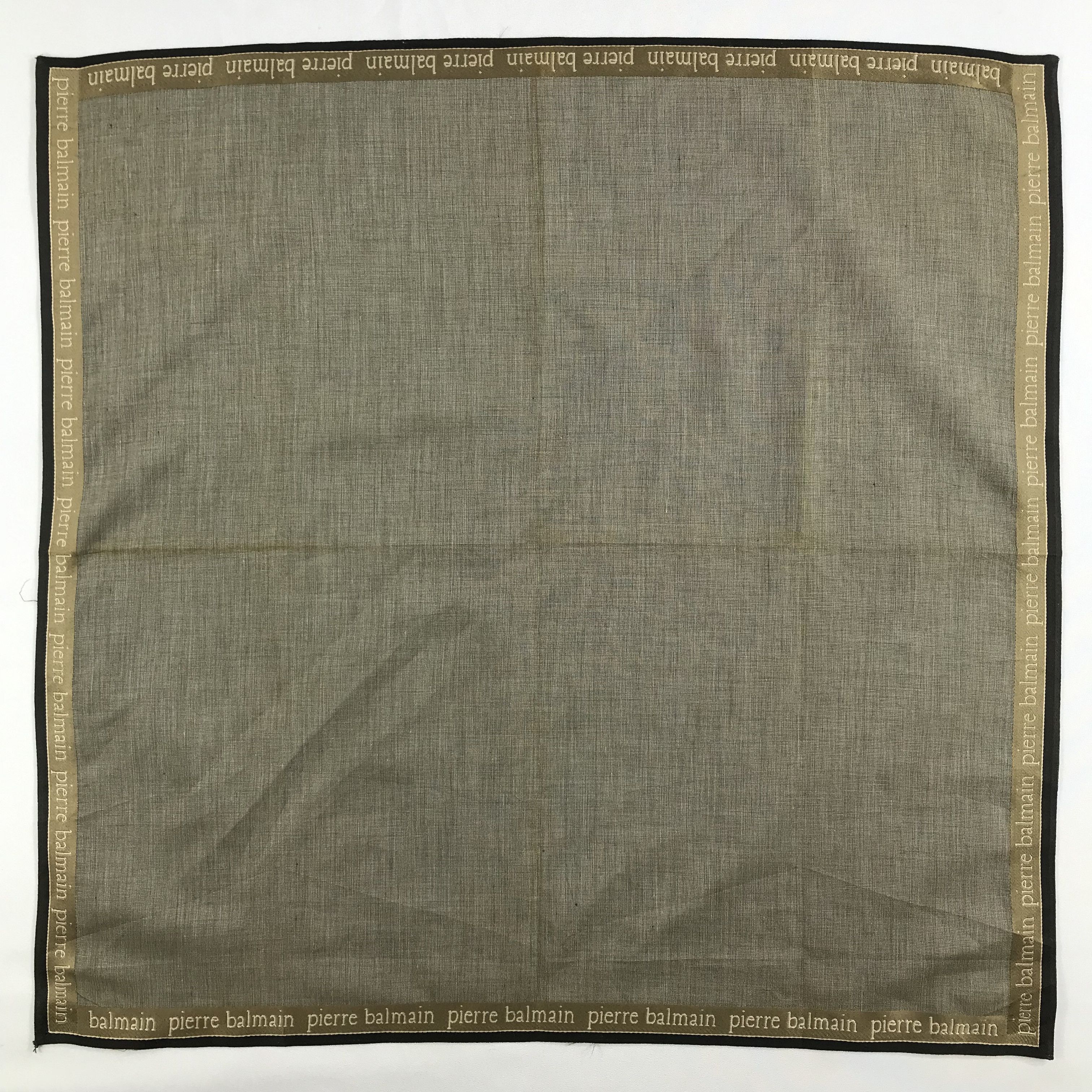 Pierre Balmain × Vintage Pierre Balmain Bandana / Handkerchief / Neckerchief - S2576 Size ONE SIZE - 1 Thumbnail