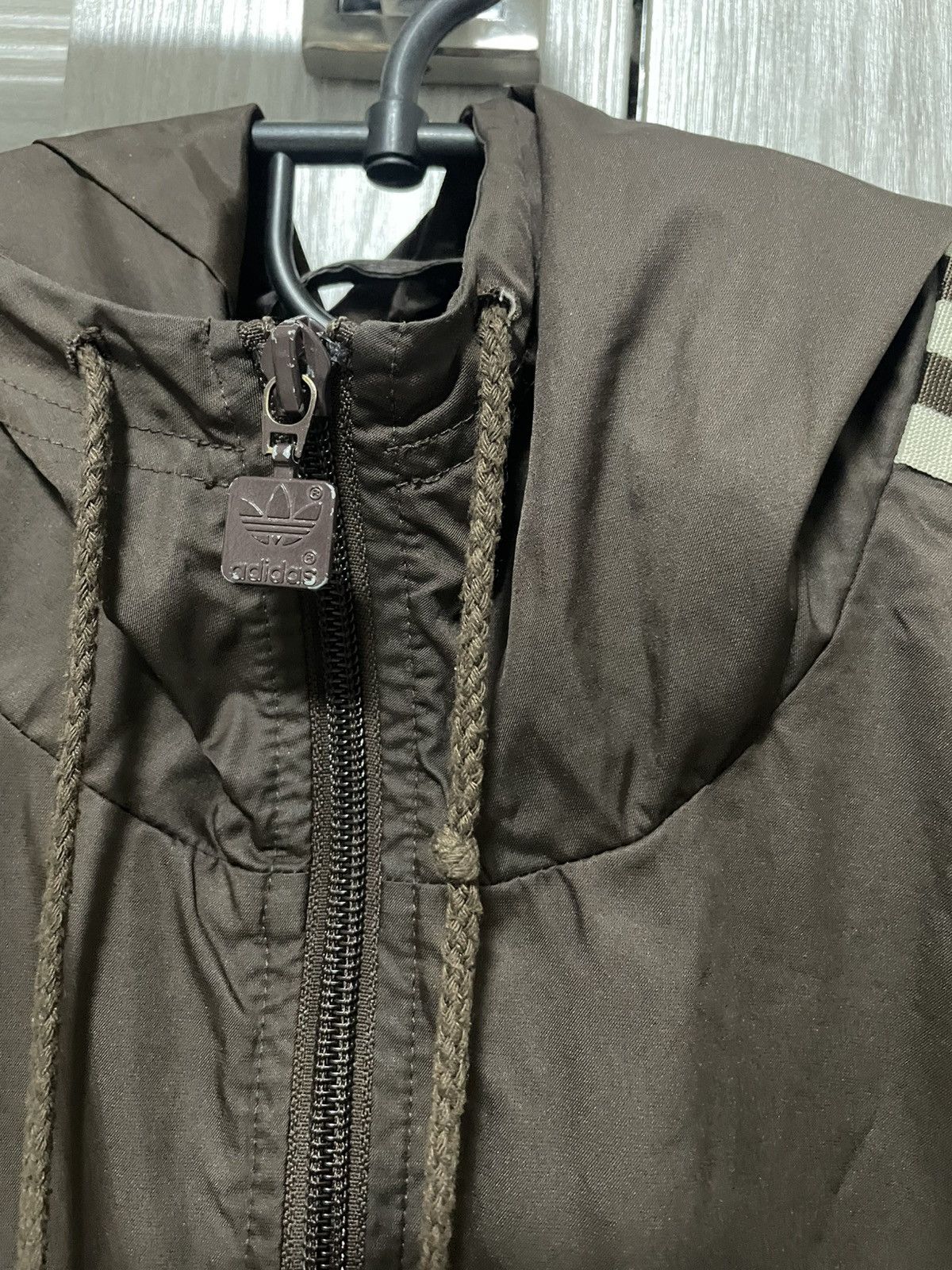 Adidas × Vintage Vintage 2006 Adidas Nylon Windbreaker Brown Jacket Y2K Size US XL / EU 56 / 4 - 11 Thumbnail