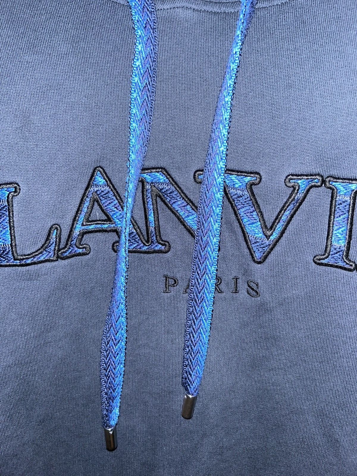 Lanvin Lanvin Curb Hoodie Navy Size US M / EU 48-50 / 2 - 2 Thumbnail