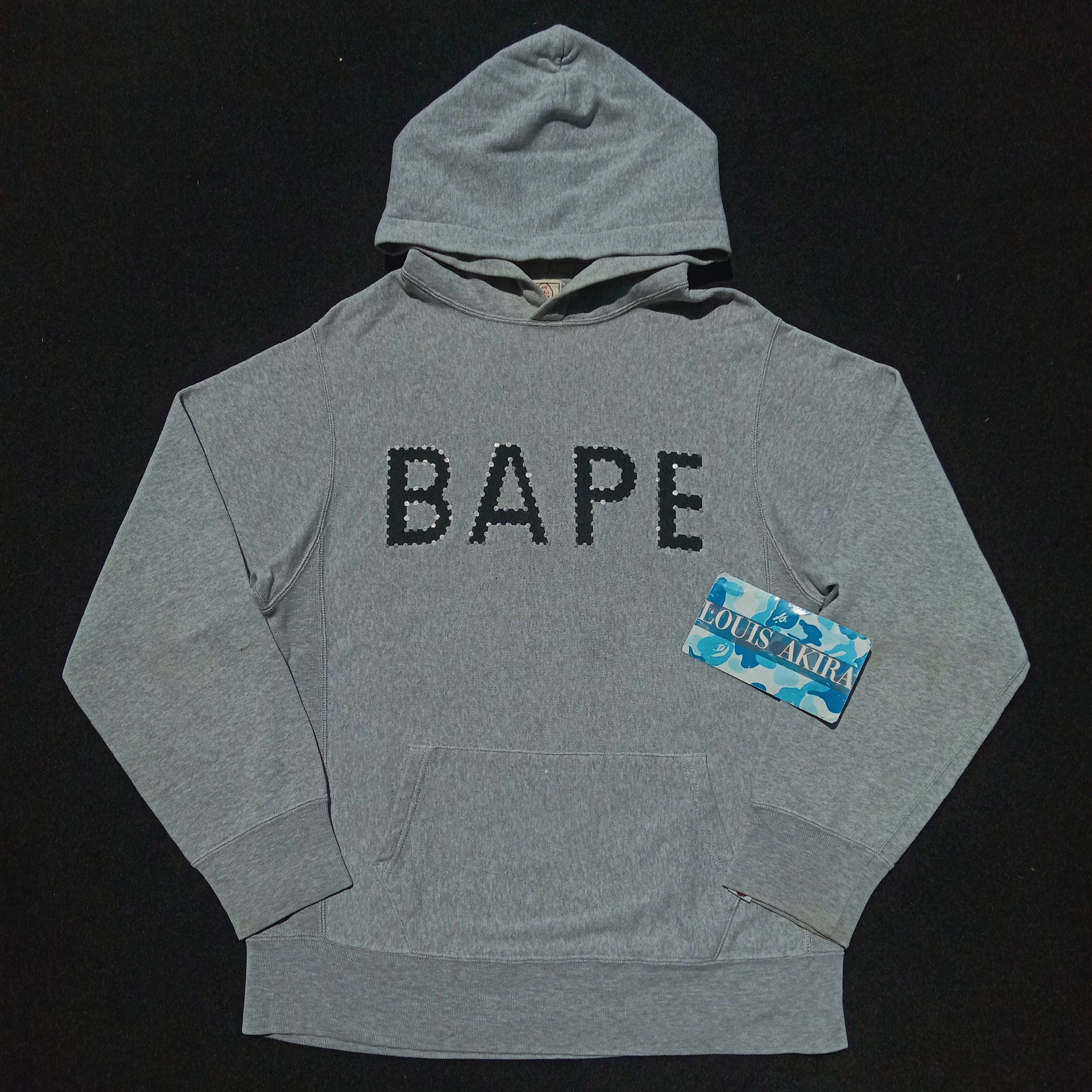 Bape Vintage Bape Spellout Pullover Hoodie (2004) Size US XS / EU 42 / 0 - 1 Thumbnail