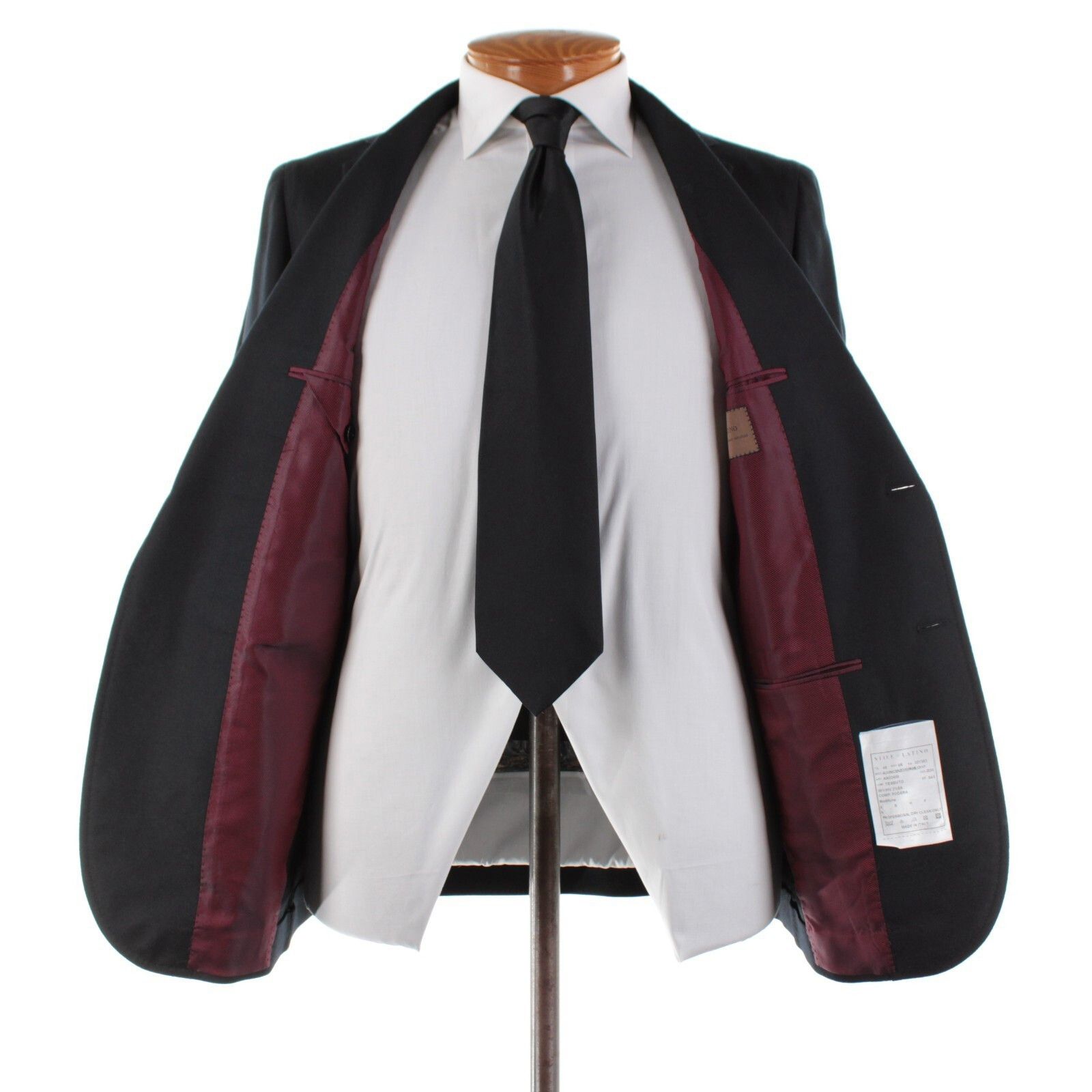 Other Stile Latino Suit Size US 38 Regular in Black Size 38R - 7 Thumbnail