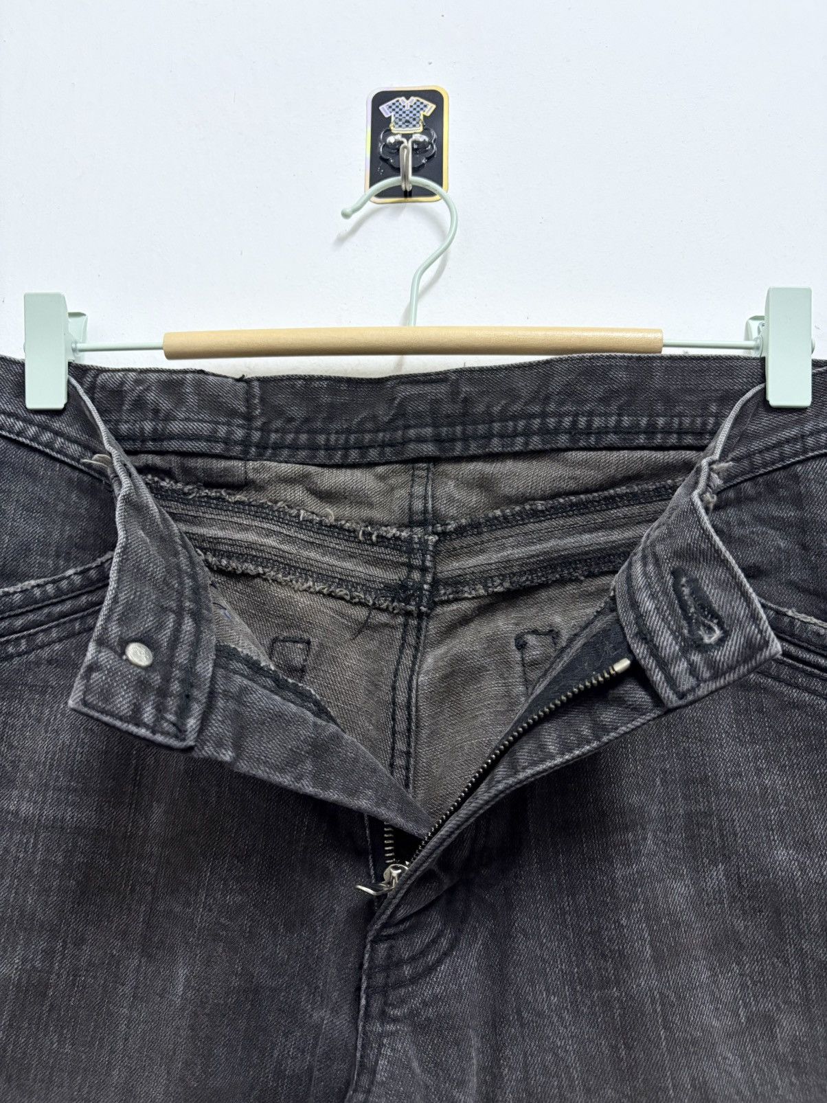If Six Was Nine 2000’s Roar Japanese Brand / Avant Garde L.G.B Denim Jeans Size US 30 / EU 46 - 14 Thumbnail