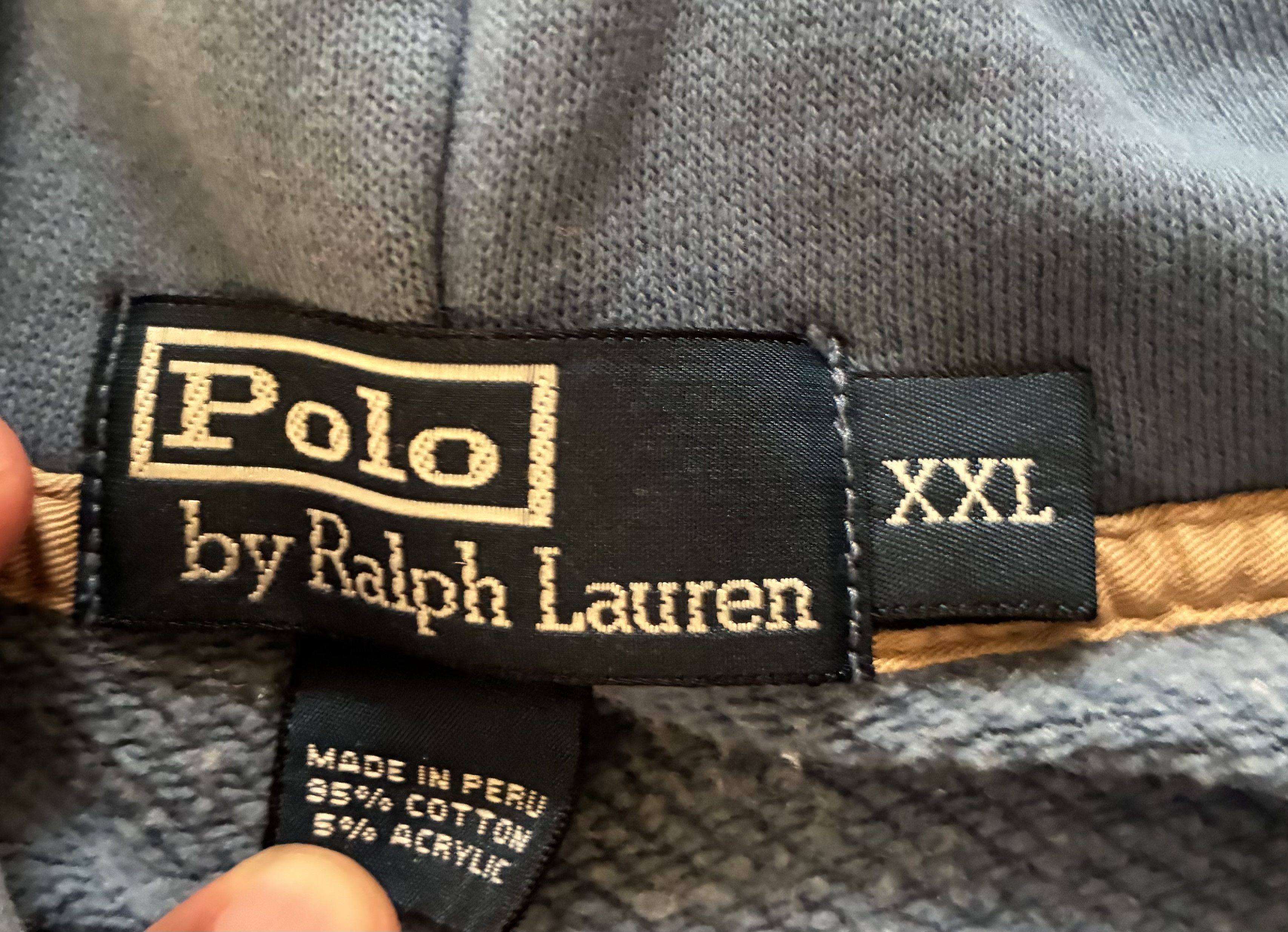 Polo Ralph Lauren Vintage 90s Distressed Ralph Lauren Hoodie Size US XL / EU 56 / 4 - 4 Thumbnail