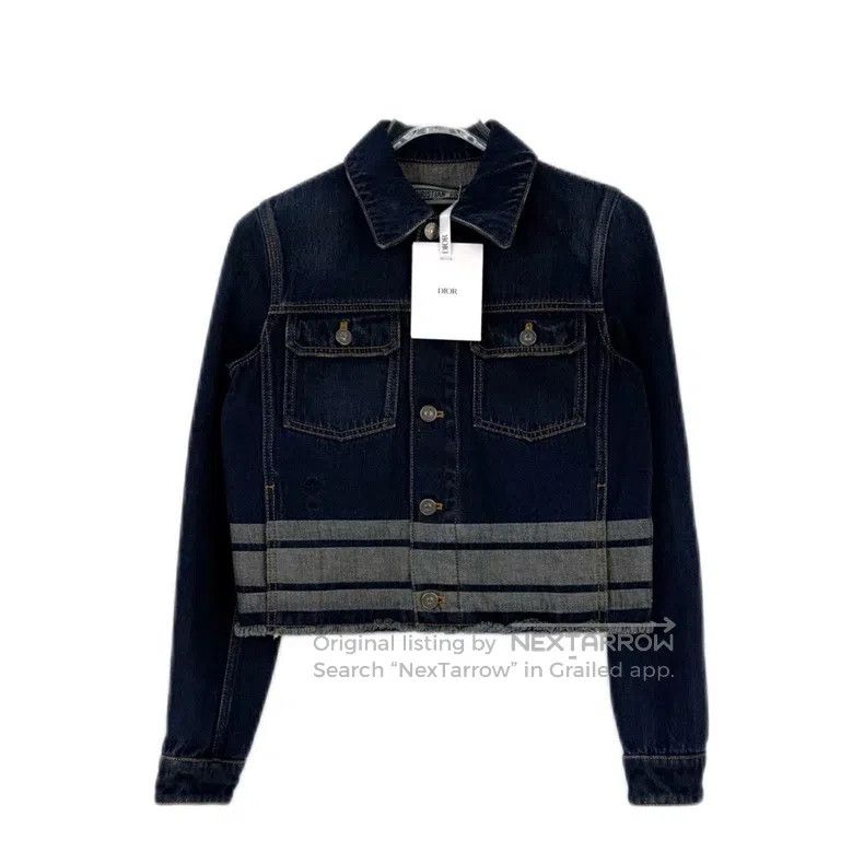 Dior Dior Classic logo woollen denim jacket Size XS / US 0-2 / IT 36-38 - 1 Thumbnail