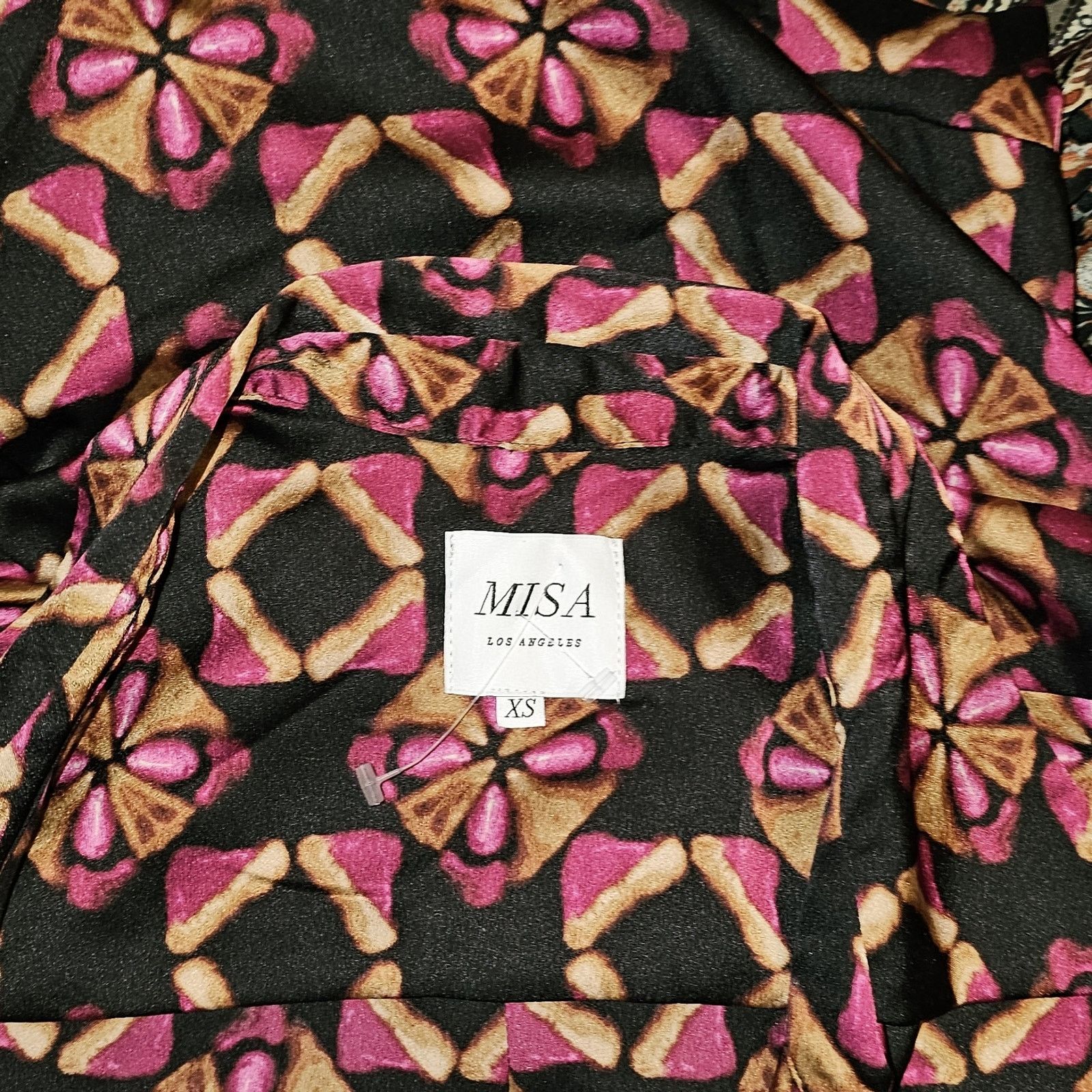 Anthropologie × MISA Los Angeles New Anthropologie MISA Long-Sleeve Wrap Dress$435 XS Black Size XS / US 0-2 / IT 36-38 - 7 Thumbnail