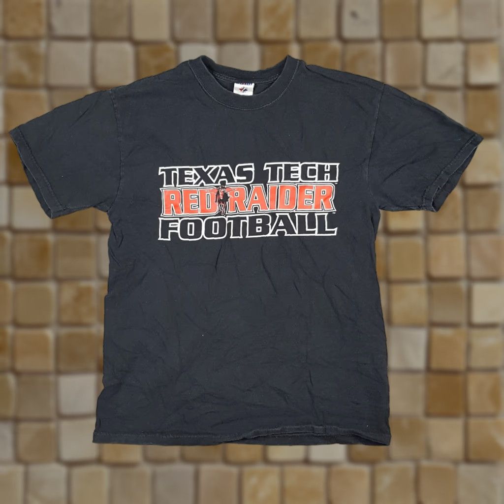Jerzees VINTAGE Texas Tech Red Raider Football Men's Size S College University T Shirt Size US S / EU 44-46 / 1 - 1 Thumbnail