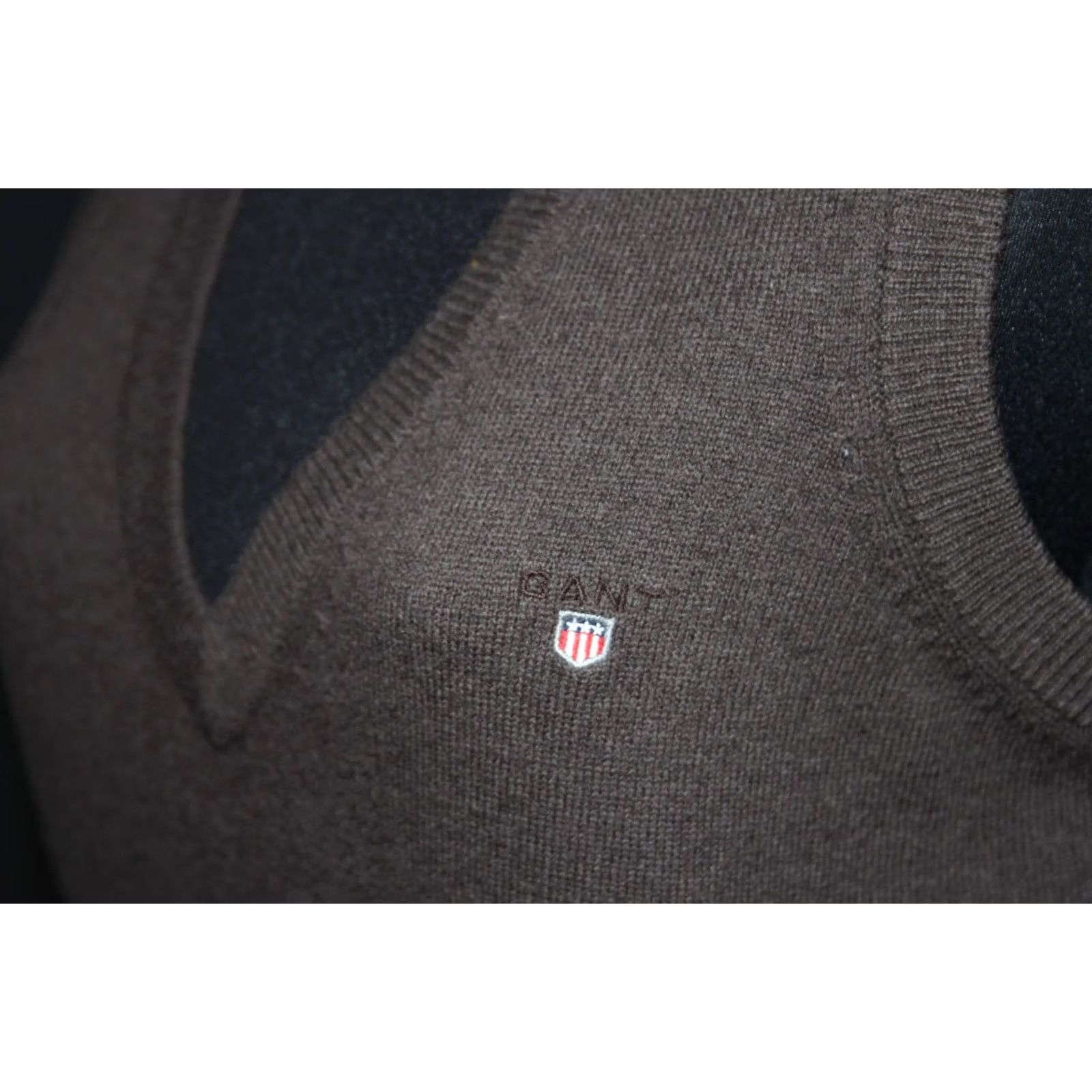 Gant GANT Waistcoat Shirt? No, Vest Waistcoat GANT 100% wool Brown L Womens Ready to wear Size L / US 10 / IT 46 - 2 Thumbnail