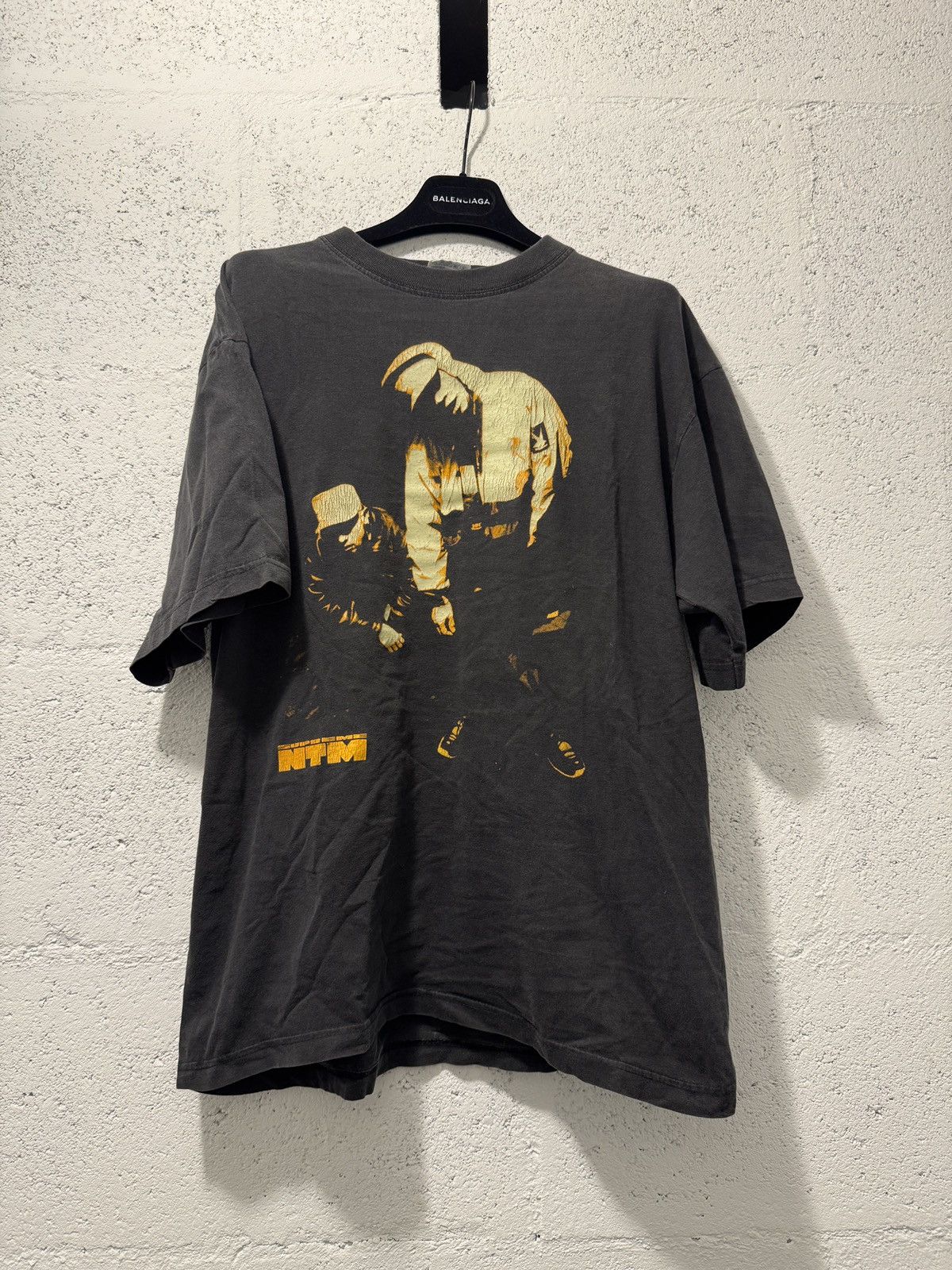 Band Tees × Rap Tees × Vintage *RARE* 90s 00s Y2K SUPREME NTM FRENCH RAP FADED TEE Size US L / EU 52-54 / 3 - 1 Thumbnail