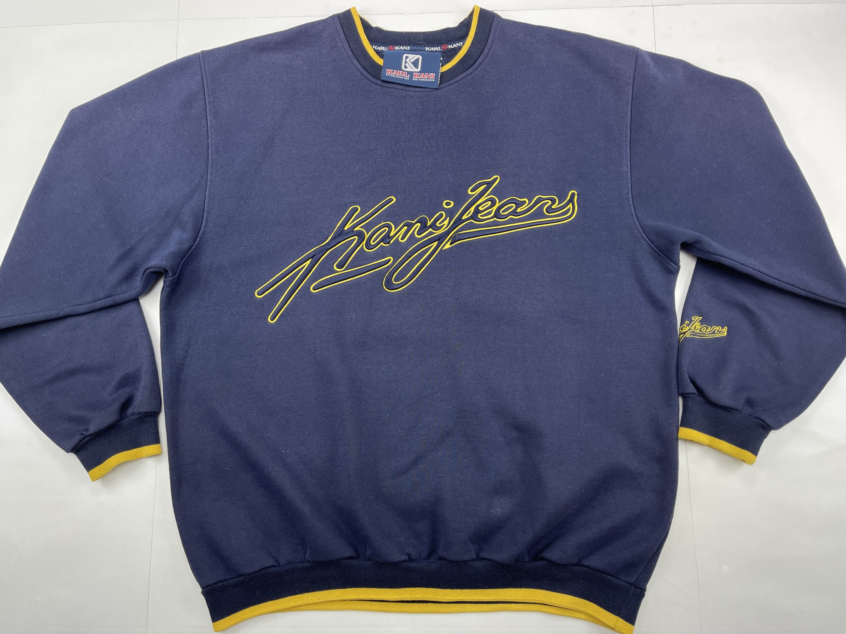 Karl Kani KARL KANI sweatshirt, vintage 90s hip hop, skater size L Size US L / EU 52-54 / 3 - 6 Thumbnail