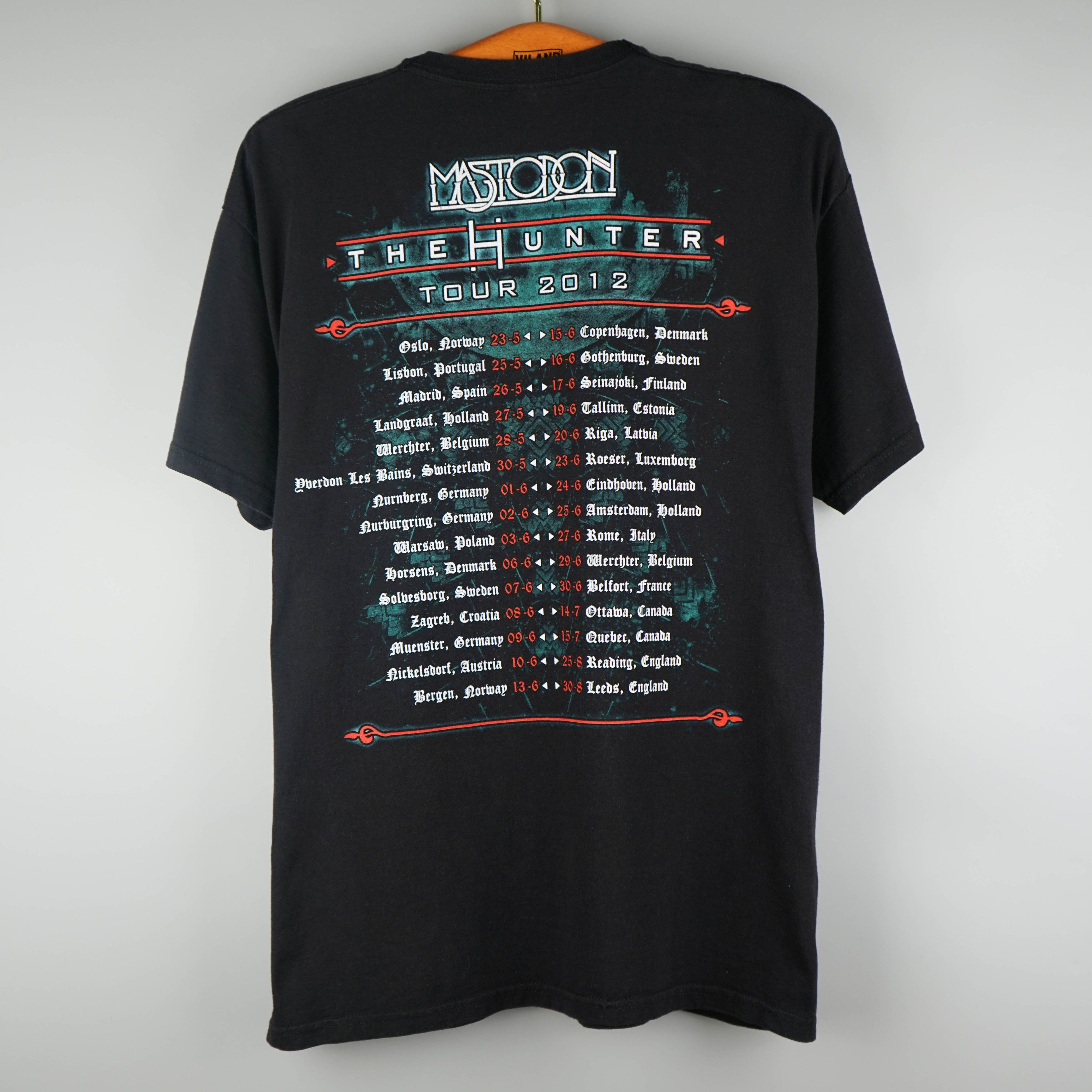 Band Tees × Vintage Vintage 2012 Mastodon T-Shirt 2012 Tour Size US M / EU 48-50 / 2 - 6 Thumbnail