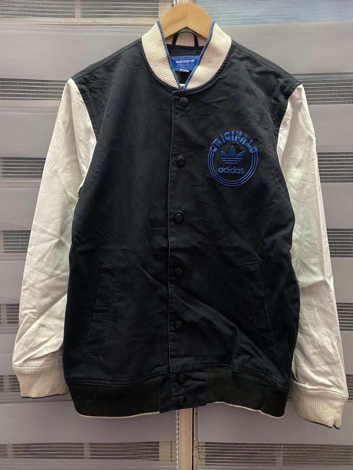 Adidas Vintage Y2K Adidas Trefoil Varsity Jacket Size US M / EU 48-50 / 2 - 1 Thumbnail