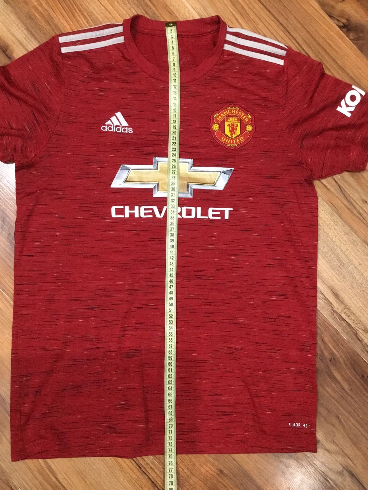 Adidas Manchester United 2020/21 Home Shirt Size L Size US L / EU 52-54 / 3 - 6 Thumbnail
