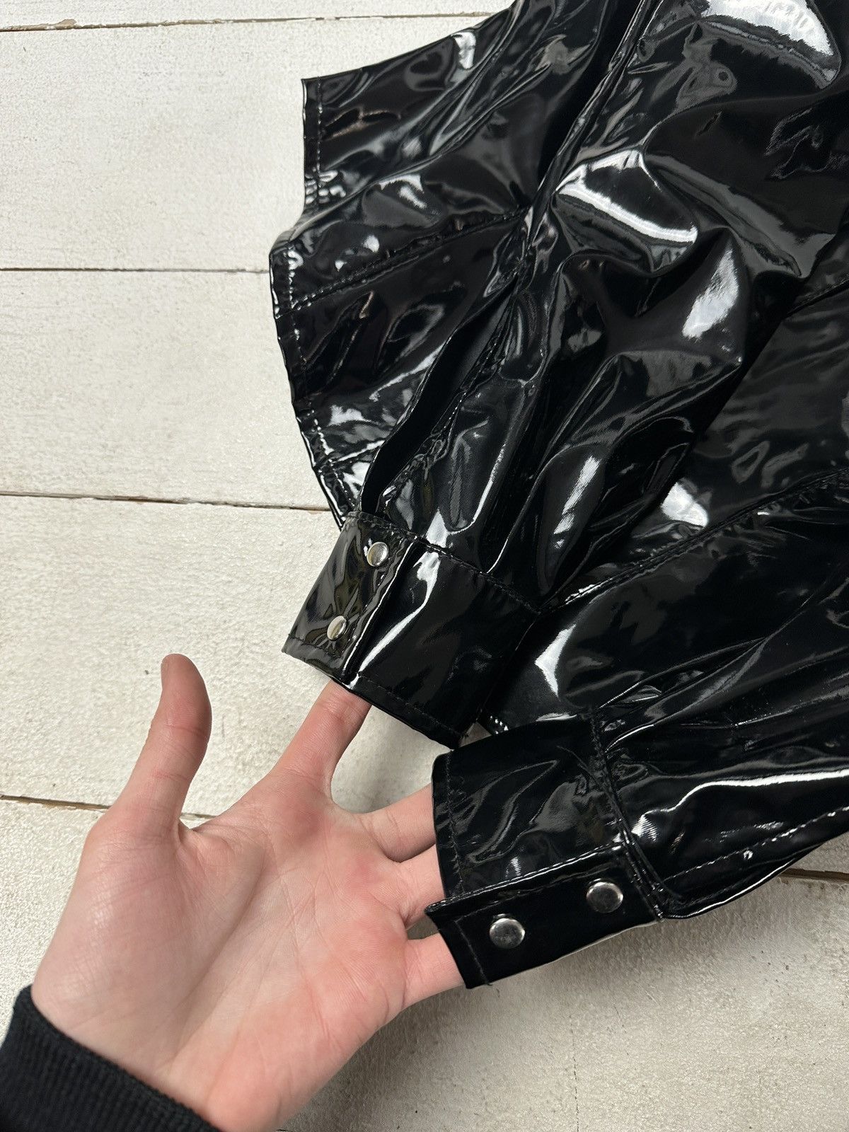 Other SEXY 18+🚨Y2K TYPE DIRTY SLIM FIT ZIP JACKET Size L / US 10 / IT 46 - 9 Thumbnail