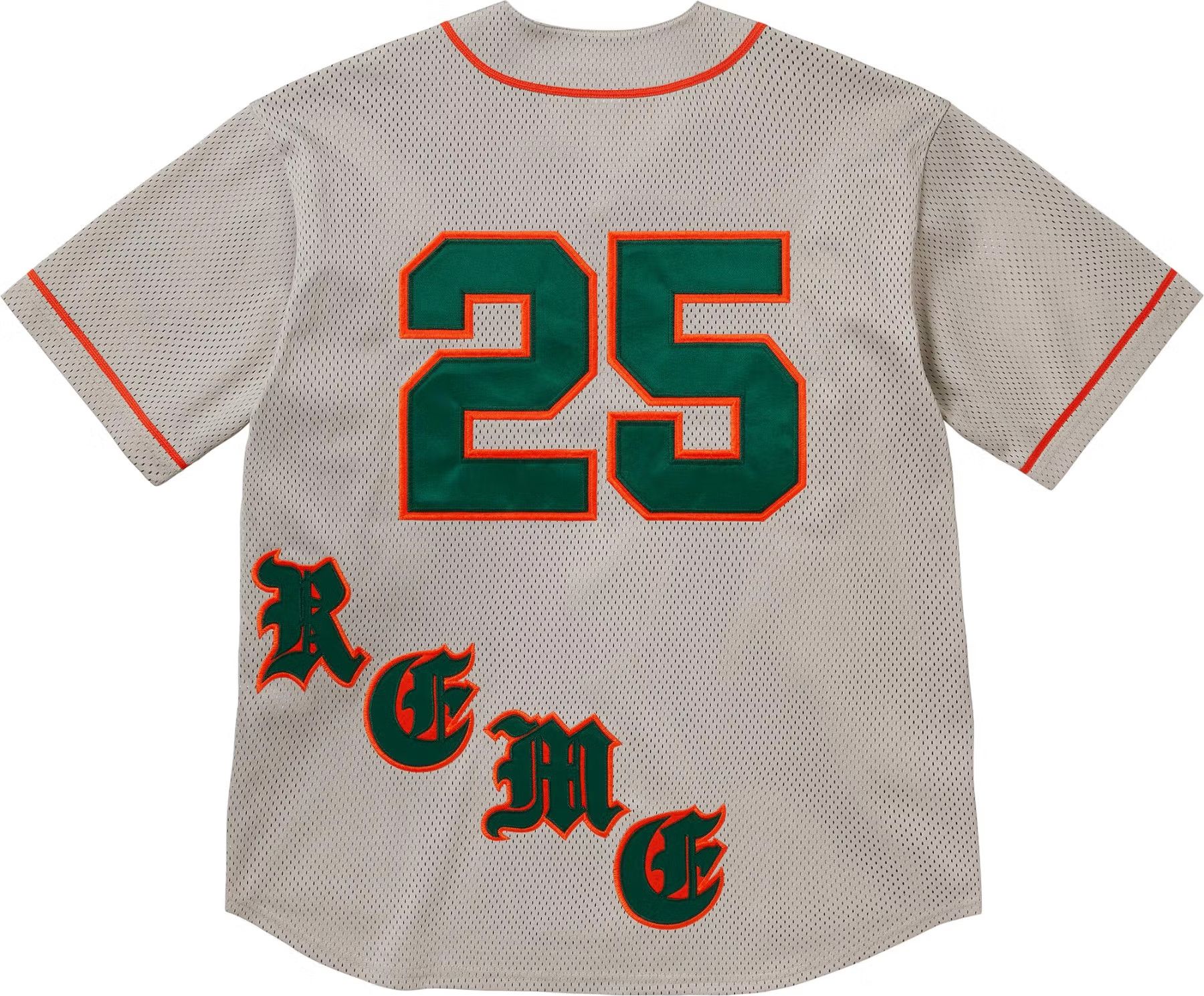 Supreme Old English Baseball Jersey Size US XXL / EU 58 / 5 - 2 Thumbnail