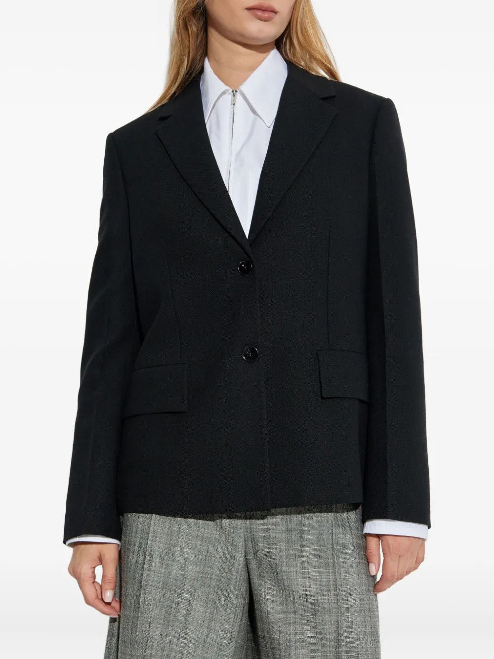 Jil Sander o1y0925 Blazer in Black Size XS / US 0-2 / IT 36-38 - 3 Thumbnail