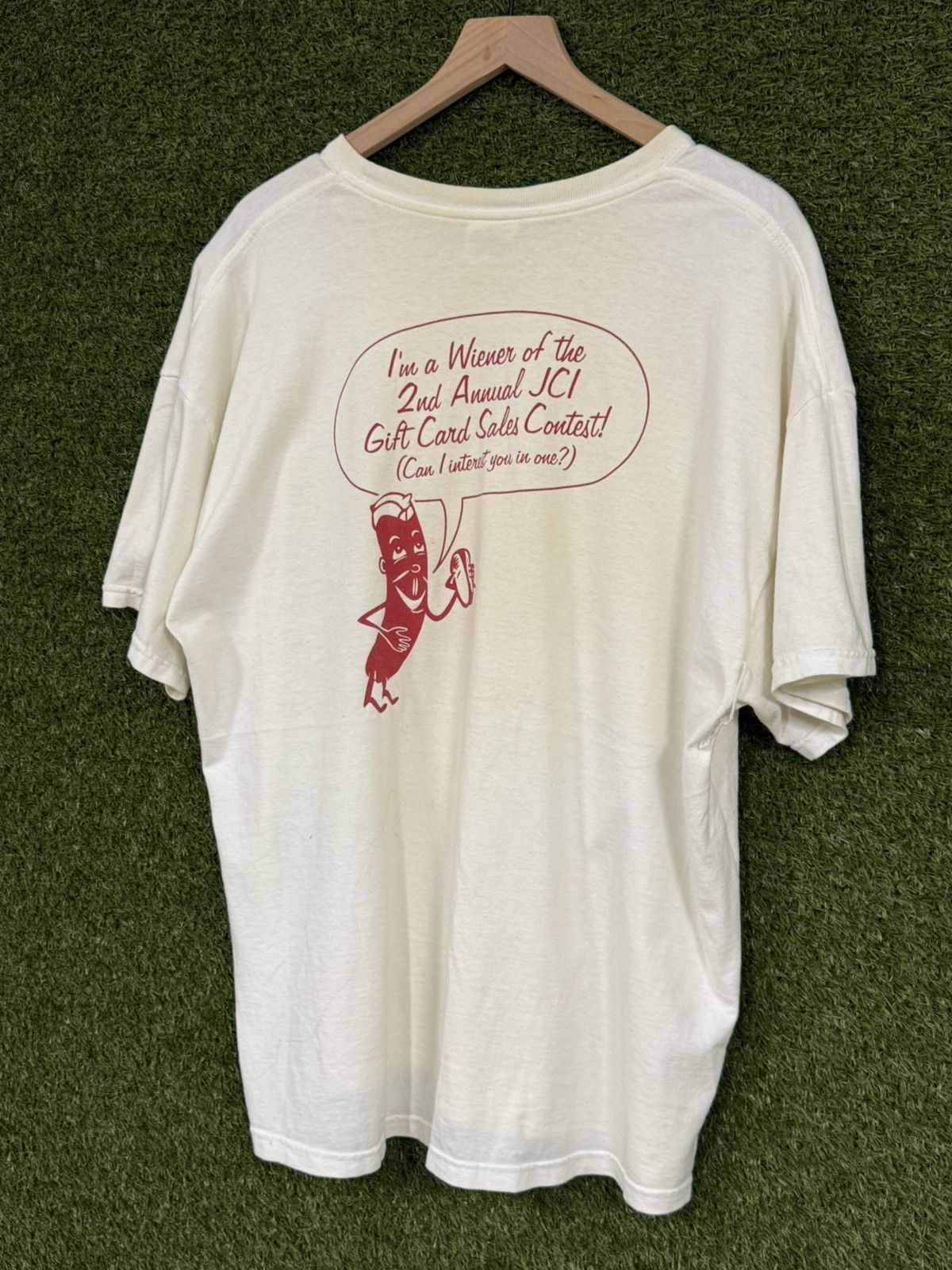 Vintage Vintage James Coney Island Hot Dog Restaurant Food Tee Hanes Size US XXL / EU 58 / 5 - 1 Thumbnail