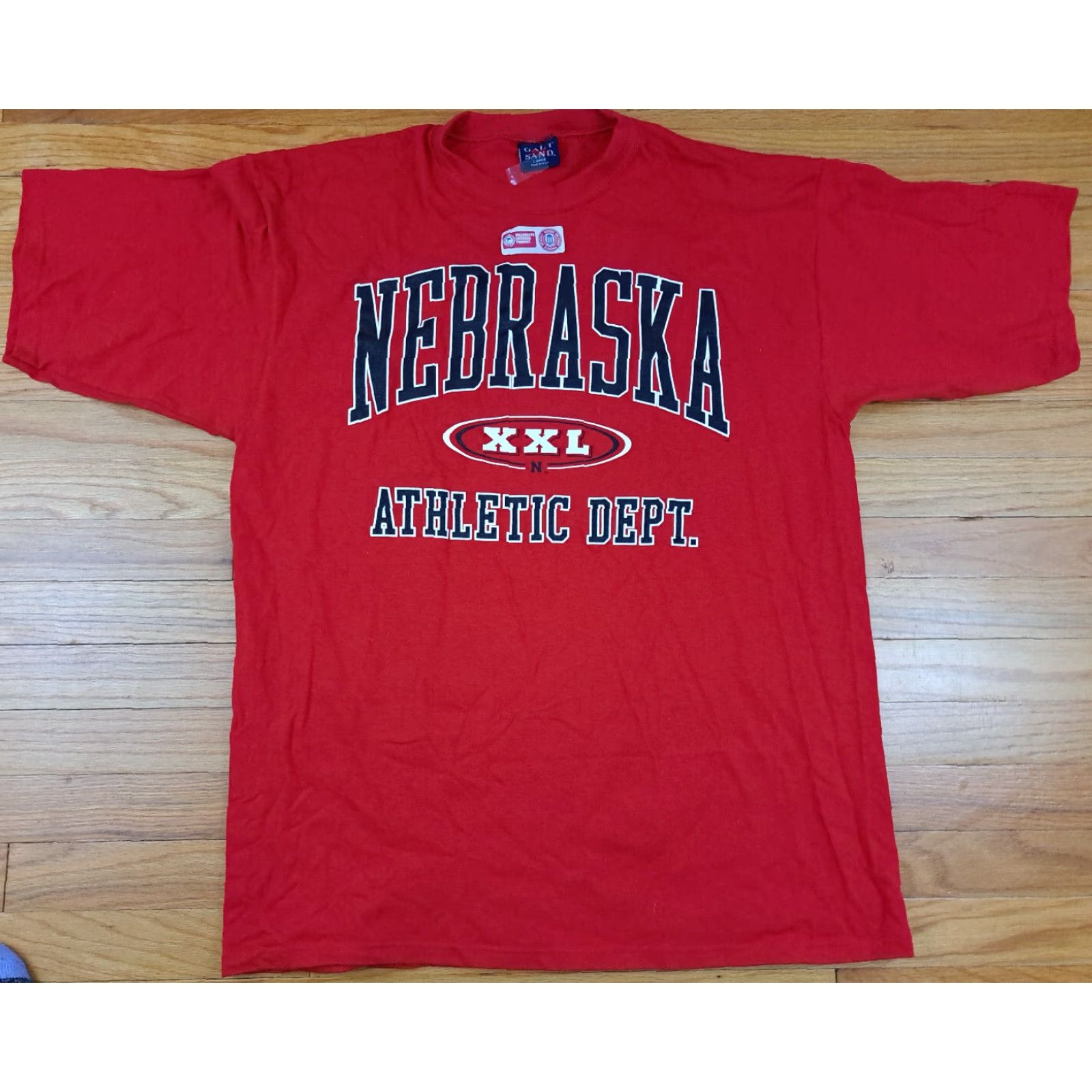 Vintage VINTAGE Galt&Sand Nike? Nebraska XXL Athletic Dept T-Shirt L USA Red Men Short Sleeve NWT USA 90s Size US L / EU 52-54 / 3 - 2 Thumbnail