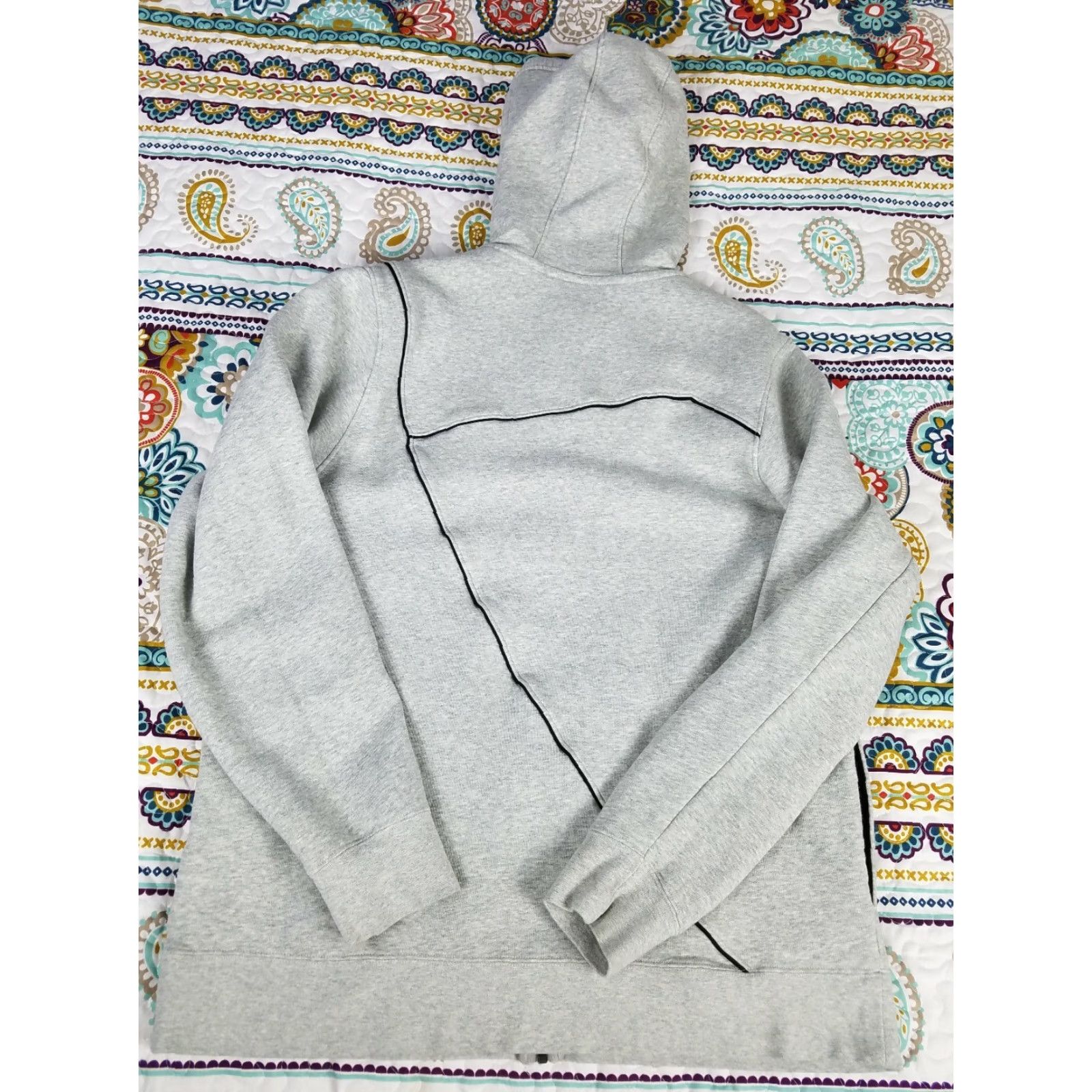 Nike VINTAGE Nike Air Heather Gray Full Zip Hoodie Sweatshirt Mens XL Size US XL / EU 56 / 4 - 4 Thumbnail