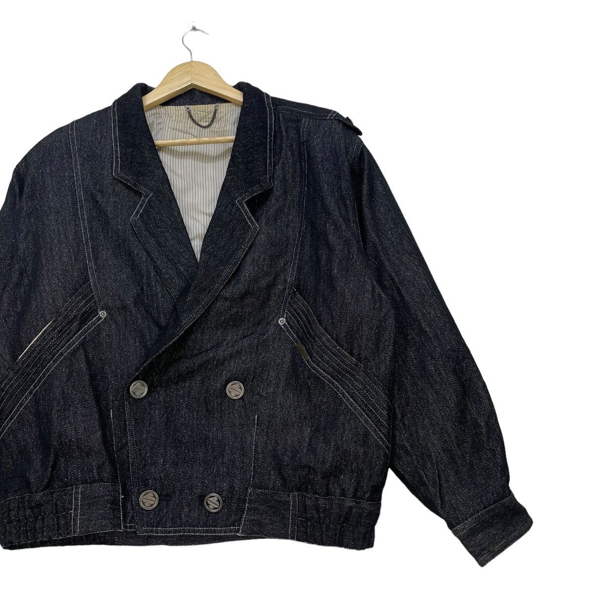 Hardy Amies × Japanese Brand 💥Hardy Armies Double Collar Jacket Size US M / EU 48-50 / 2 - 4 Thumbnail