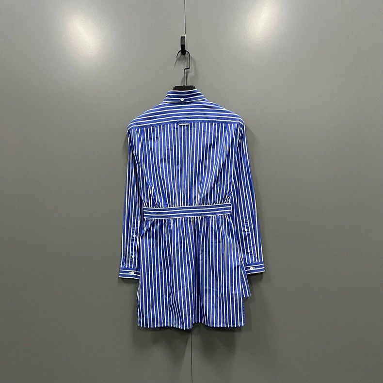 Prada Prada Striped triangle shirt dress 2502-Nextarrow Size XXS / US 00 / IT 34 - 3 Thumbnail