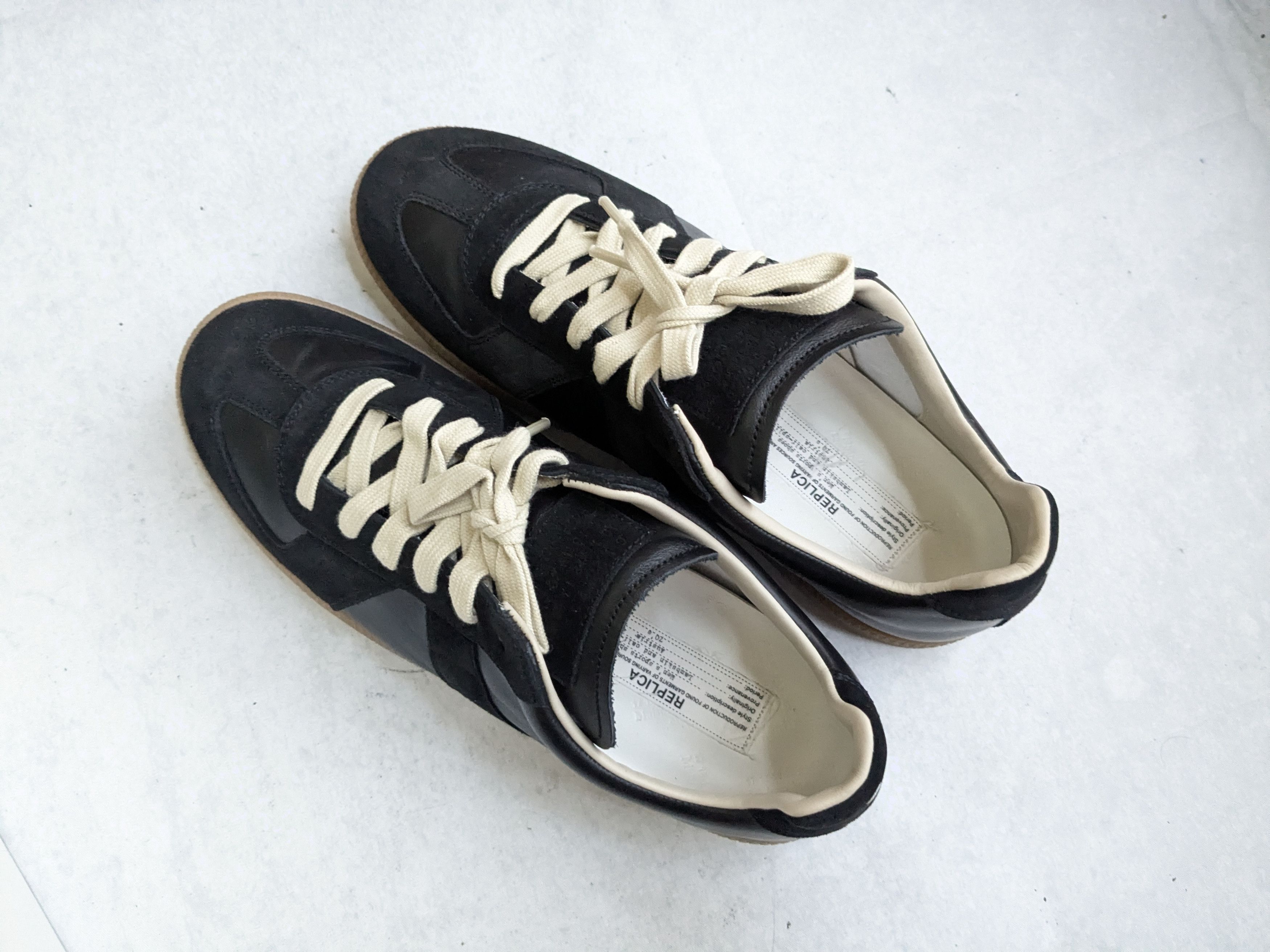Maison Margiela Maison Margiela Replica GAT Black 11 44 Low Tops Gum Size US 11 / EU 44 - 14 Thumbnail