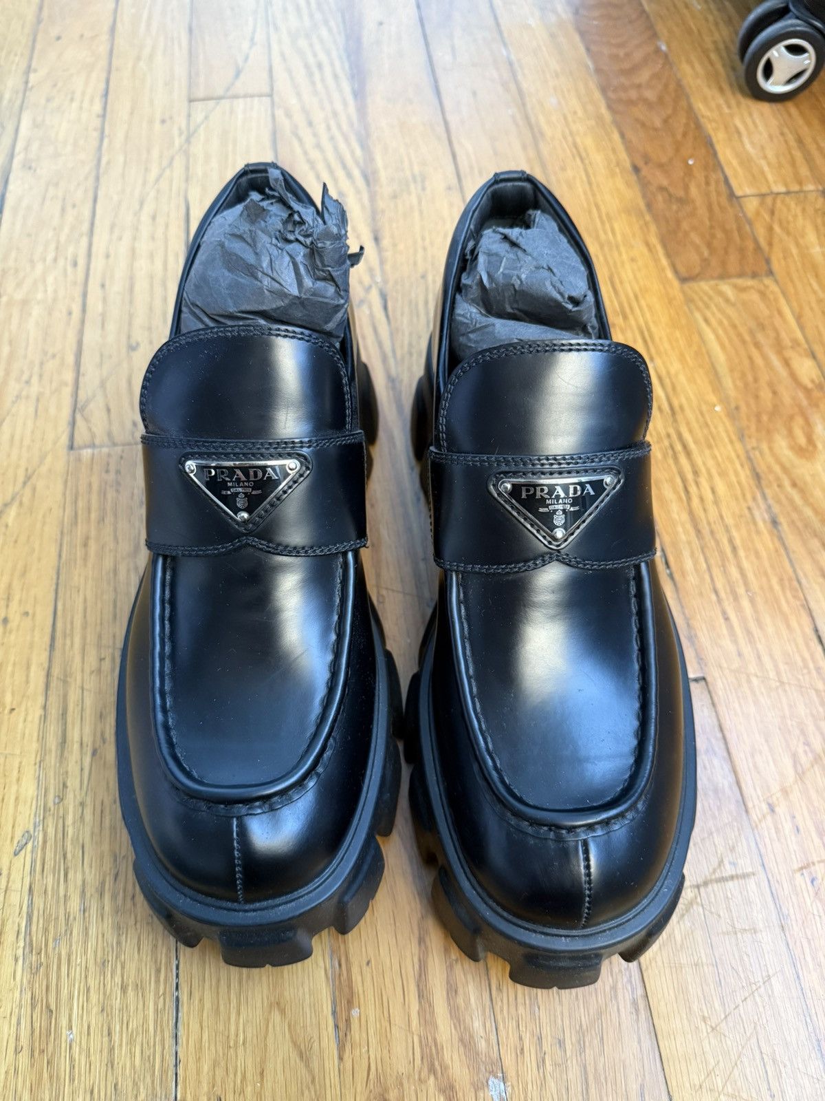 Prada Prada Monolith Platform Loafers Size US 10.5 / IT 40.5 - 1 Thumbnail