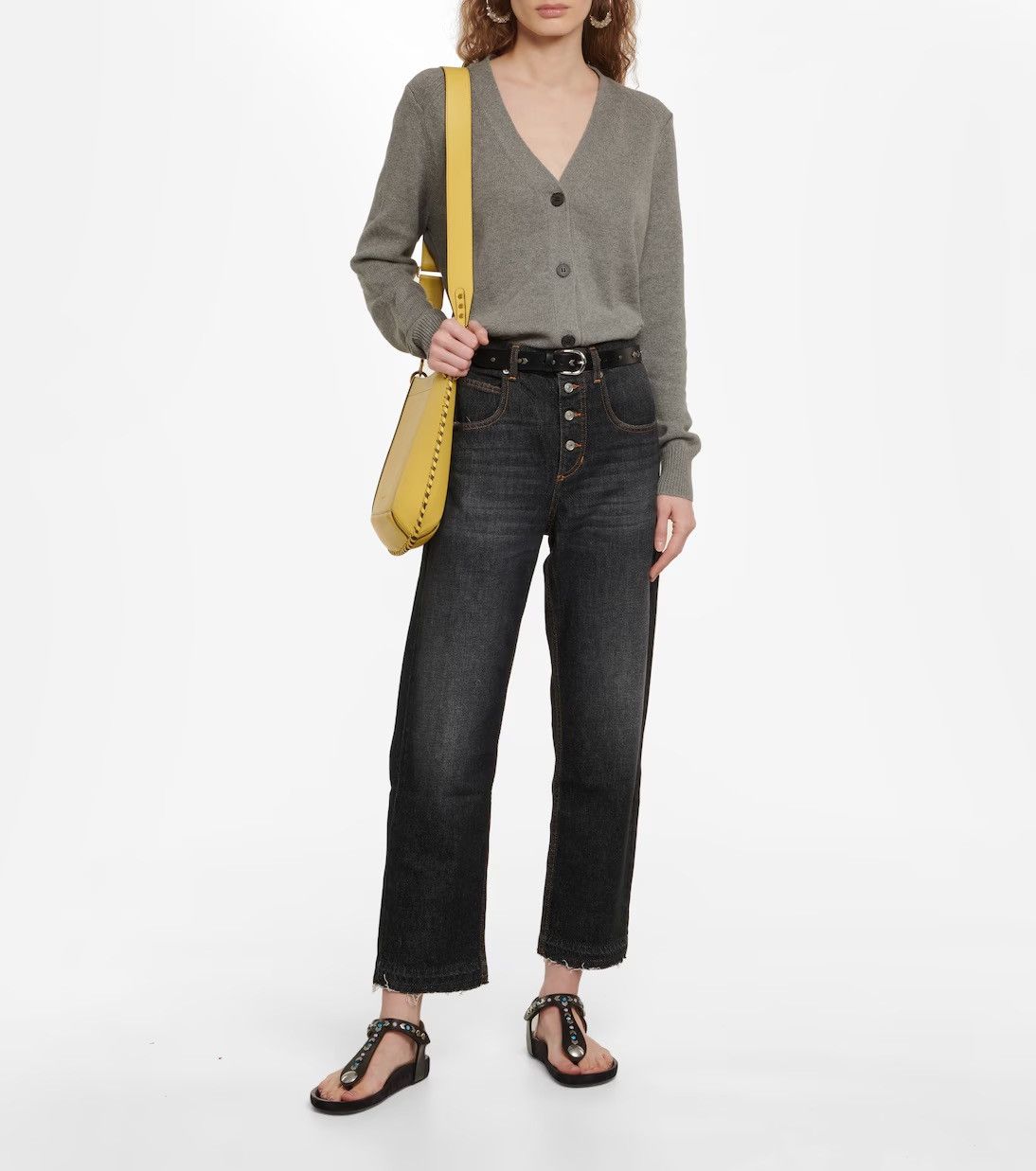 Isabel Marant Etoile Isabel Marant Etoile Belden High Rise Straight Jean Faded 34 Size 25" / US 0 / IT 36 - 3 Thumbnail