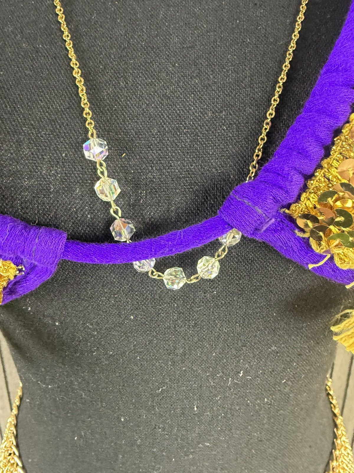 Vintage Vintage 1940s 3-piece Belly Dancer Size Small + Symbols Size ONE SIZE - 13 Thumbnail