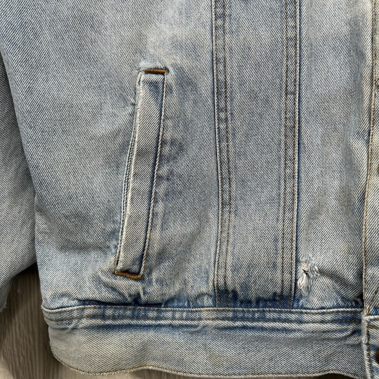 Wrangler 90's Wrangler Western Faded Button-Up Denim Jacket X-Large Size US XL / EU 56 / 4 - 6 Thumbnail