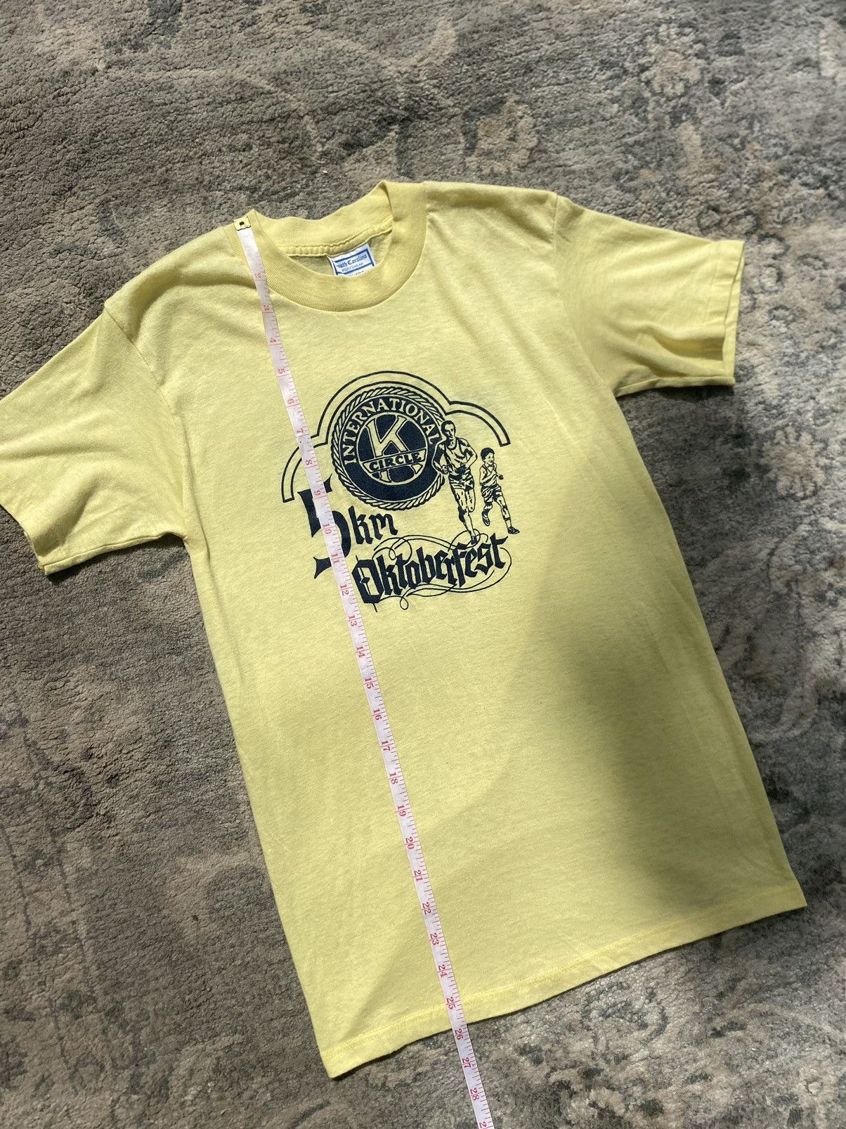 Other 90s Light Yellow 50th Oktoberfest Miller Marathon Tee Medium Size US M / EU 48-50 / 2 - 5 Thumbnail