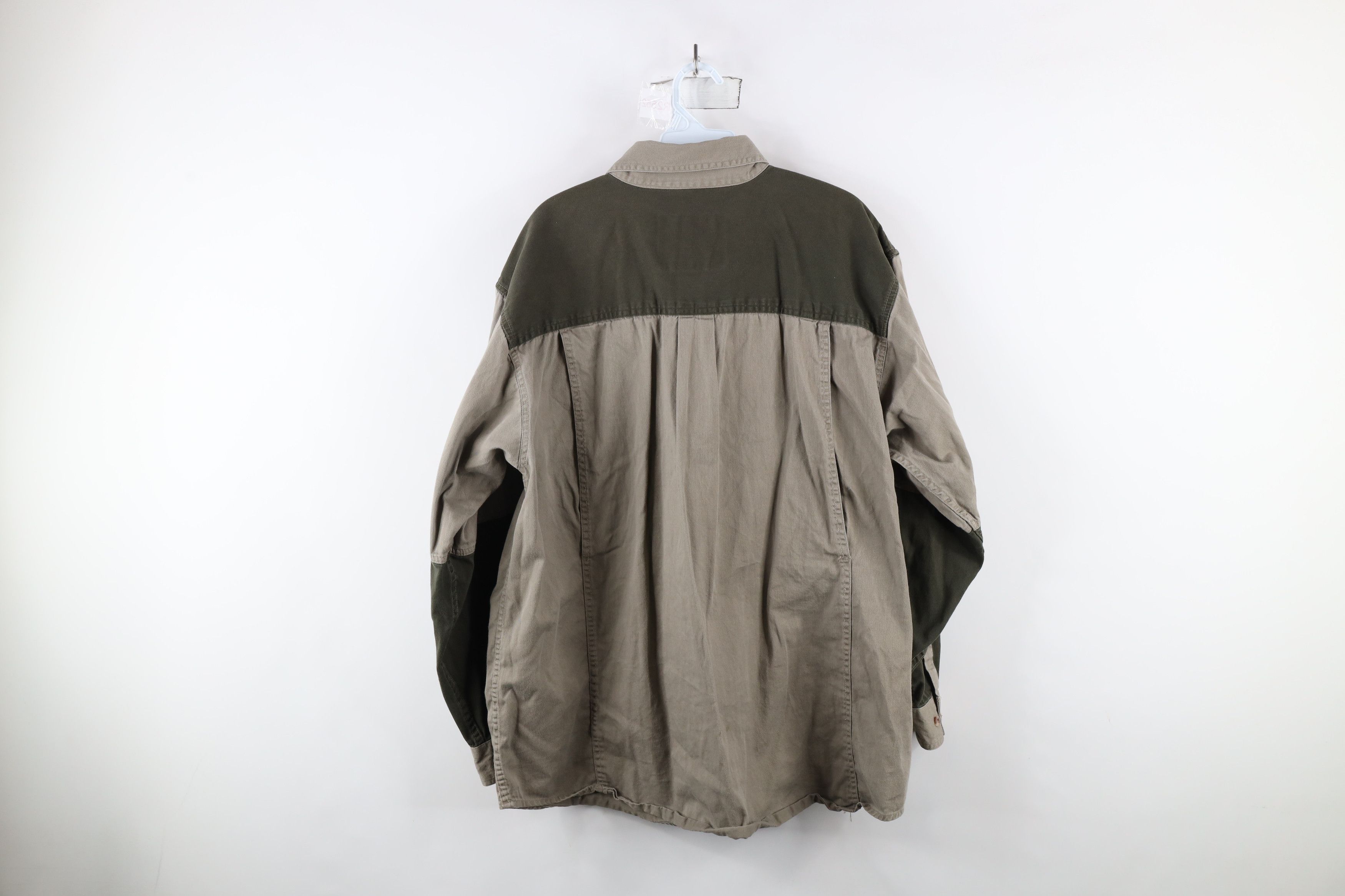 Vintage Vintage 90s Streetwear Quilted Hunting Shooting Button Shirt Size US XXL / EU 58 / 5 - 11 Thumbnail