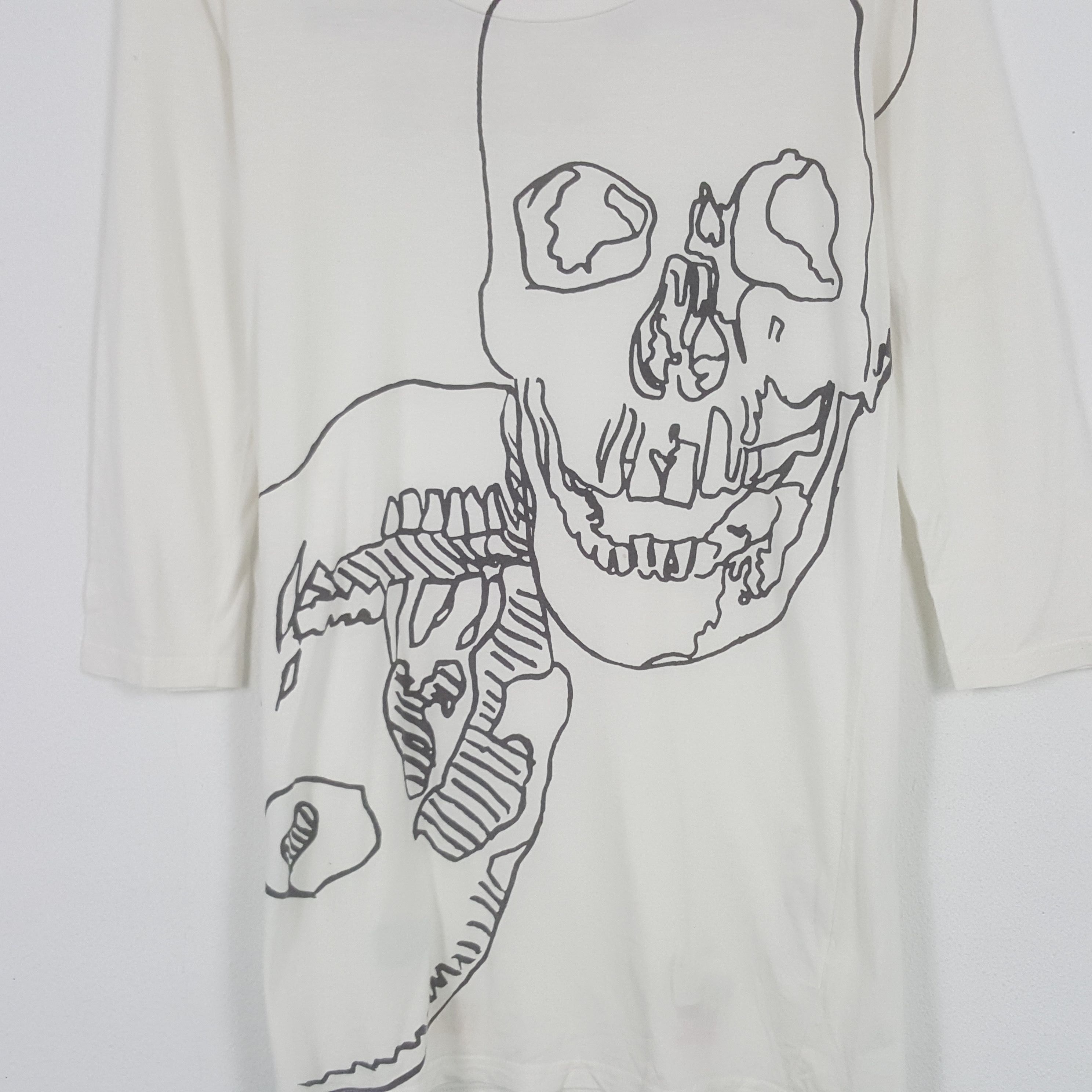Hysteric Glamour Vintage Hysteric Glamour x Andy Warhol Big Skull Tshirt Size S / US 4 / IT 40 - 4 Thumbnail