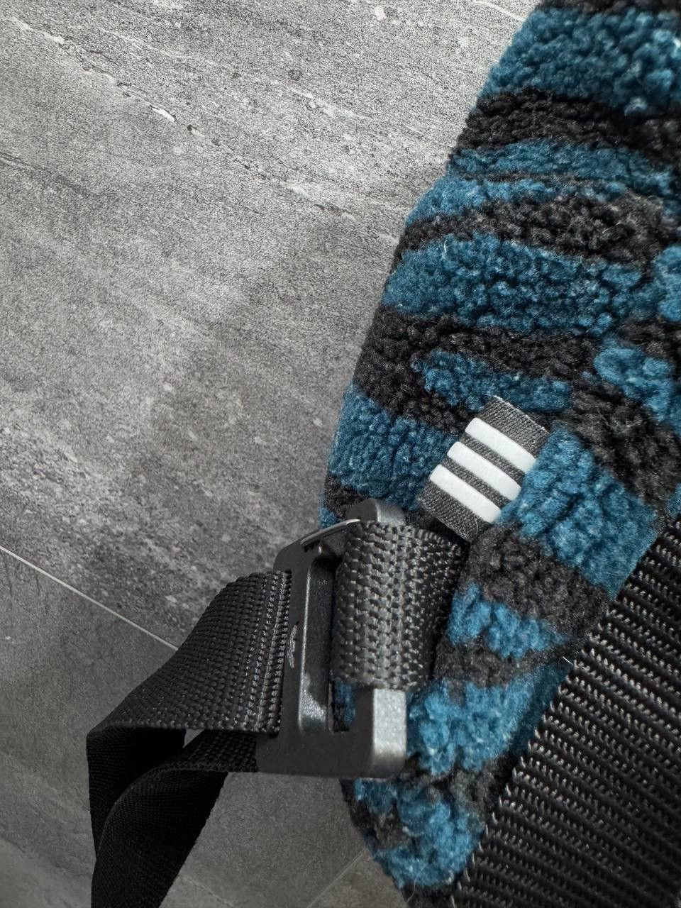 Adidas Adidas MINI BACKPACK teddy fur fleece Zebra Women’s Size ONE SIZE - 7 Thumbnail