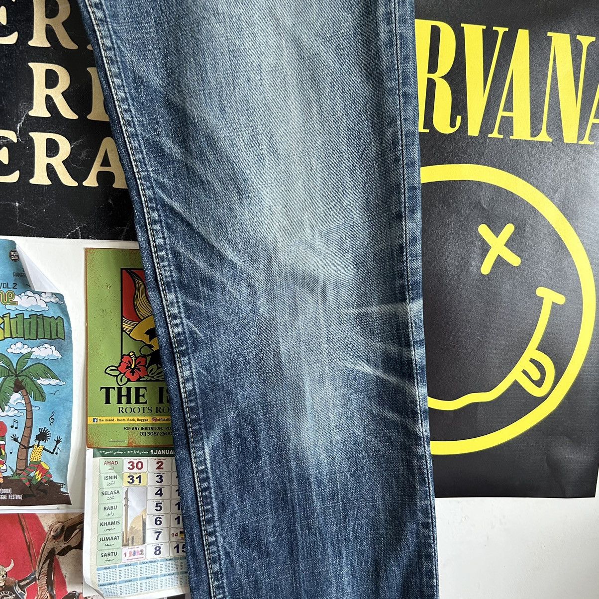 Levi's Vintage Levi’s 502 Y2K Japanese Distressed Denim Size US 30 / EU 46 - 5 Thumbnail