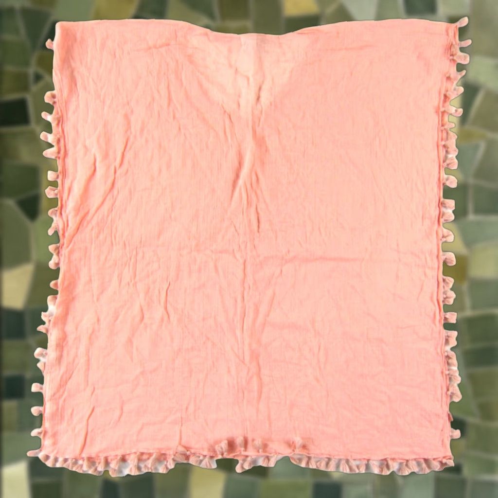 Vintage Seafolly Amnesia Kaftan 100% Cotton Pink Beach Cover-Up Dress One Size Size ONE SIZE - 1 Thumbnail
