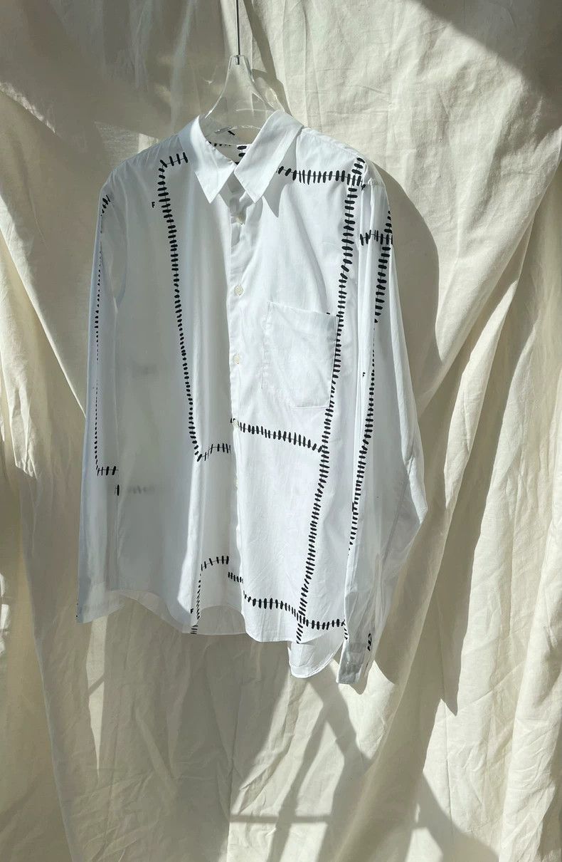 Comme des Garcons Comme Des Garcons Sewing Thread Open Thread Trim Pointed N Size L / US 10 / IT 46 - 2 Thumbnail