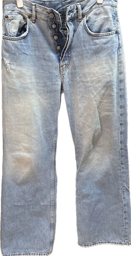 Acne Studios acne studios Light blue straight leg jeans 2504-Nextarrow Size US 30 / EU 46 - 2 Thumbnail