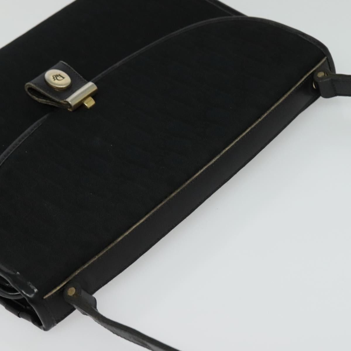Dior DIOR Trotter Canvas Shoulder Bag Black Gold Size ONE SIZE - 6 Thumbnail