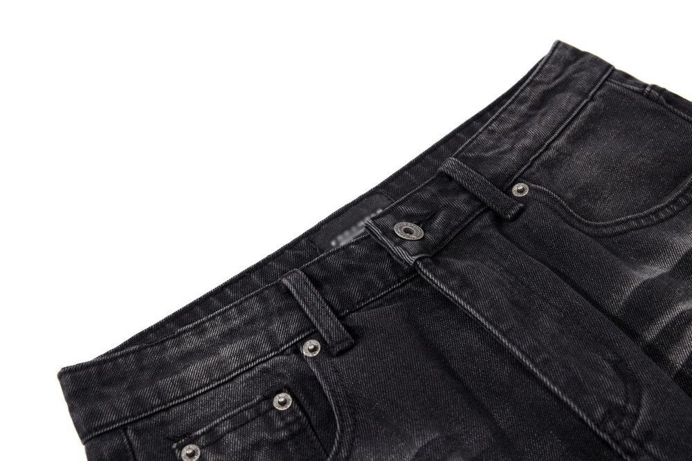 Vintage Retro Men's Punk Washed Distressed Flare Jeans Size US 32 / EU 48 - 3 Thumbnail
